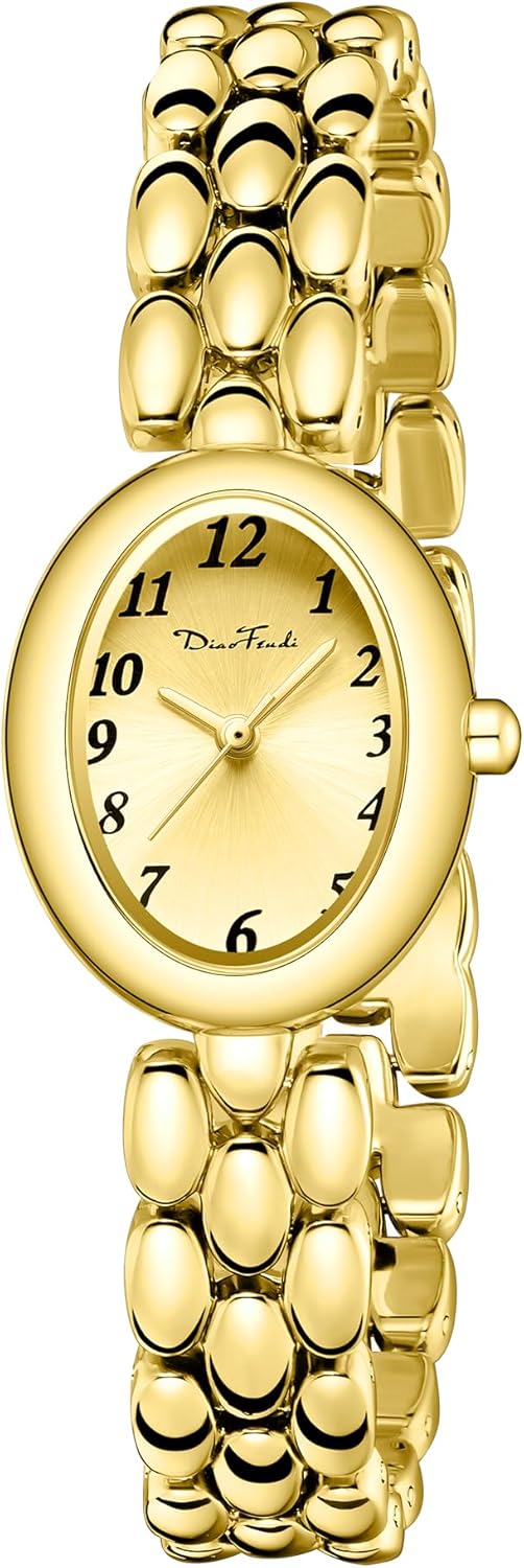 Diaofendi Women’s Gold Quartz Watch Updated Small Luxury Wristwatch with Stainless Steel Band, Stylish Casual Bracelet, and Included Tools Diaofendi Women’s Gold Quartz Watch Updated Small Luxury Wristwatch with Stainless Steel Band, Stylish Casual Bracelet, and Included Tools