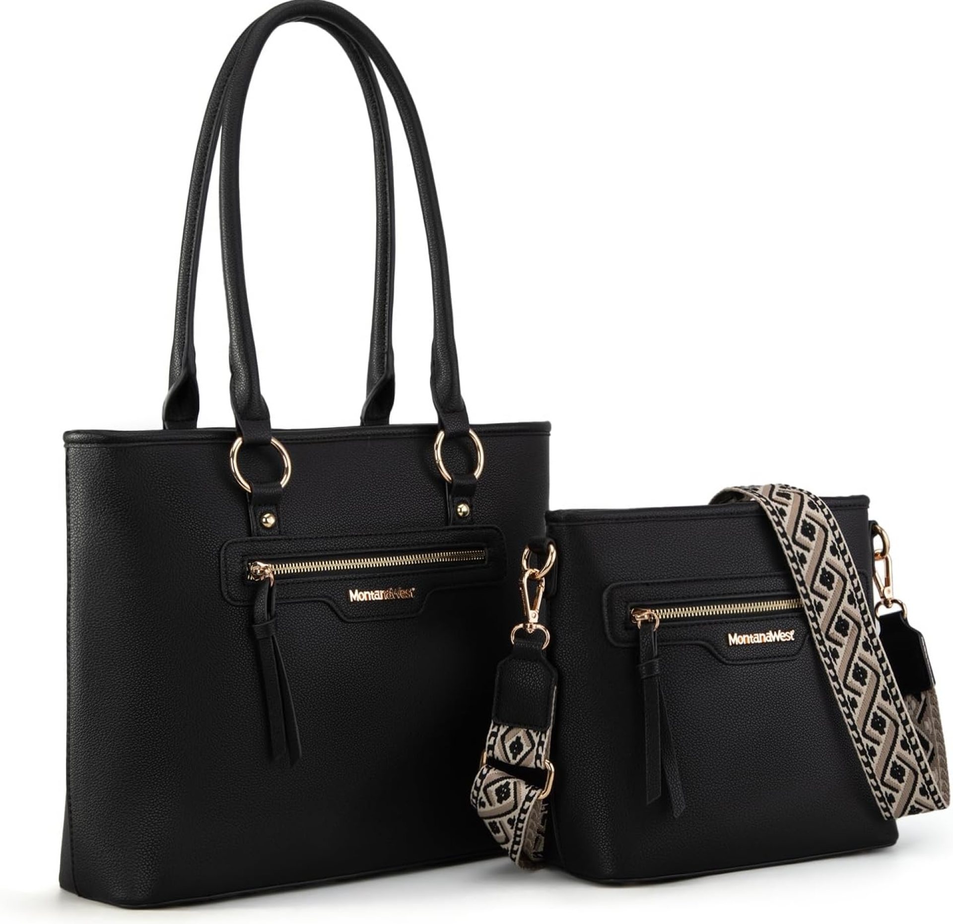 Montana West 2Pcs Handbags Sets for Women Large Tote Bags Cute Crossbody Purses Montana West 2Pcs Handbags Sets for Women Large Tote Bags Cute Crossbody Purses