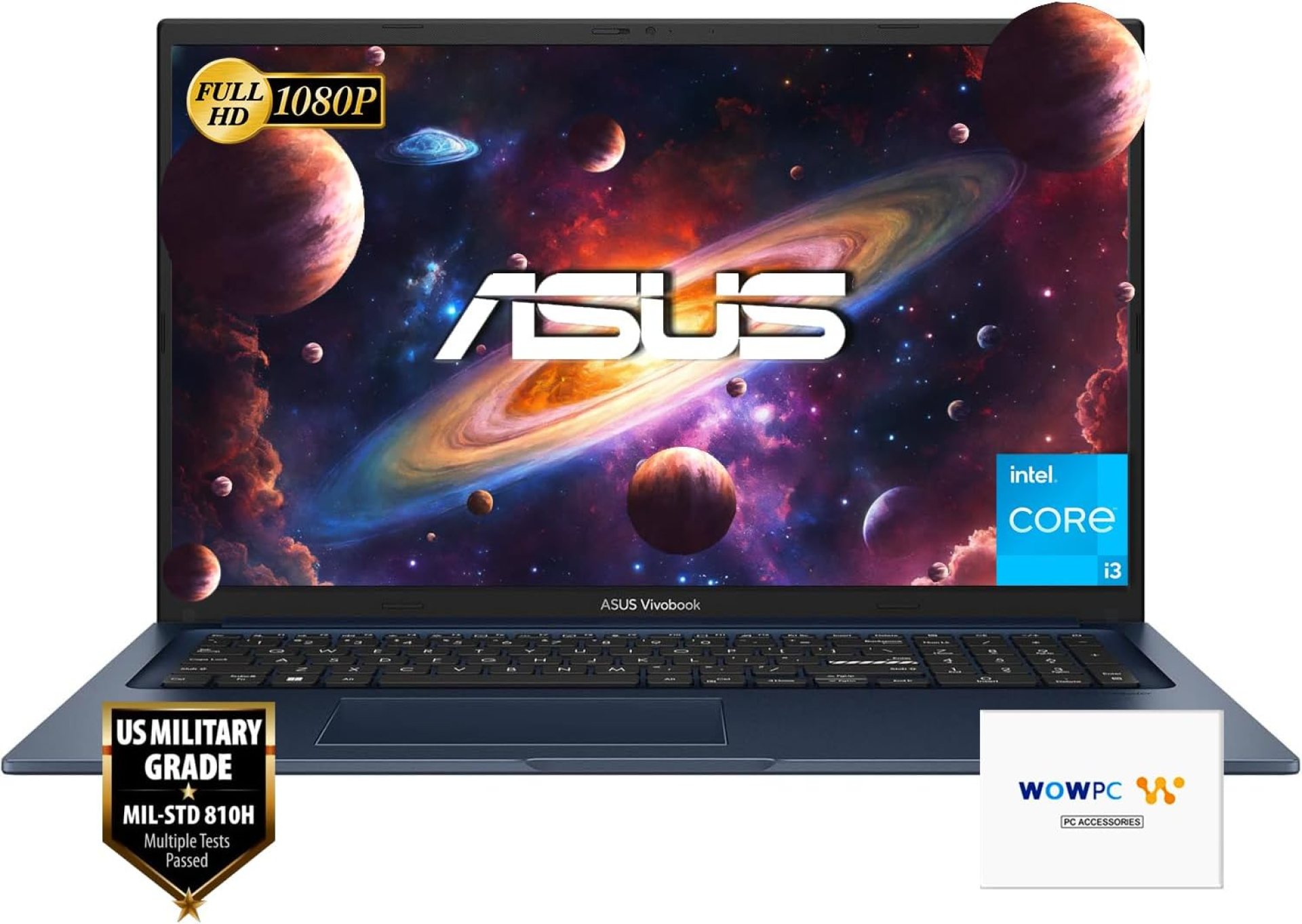ASUS 17.3″ Vivobook, Intel Core i3-1215U 6-core Processor (Beat i7-1165G7), 40GB RAM, 1TB SSD, FHD IPS Display, Intel UHD Graphics, USB-C, HDMI, Wi-Fi 6E, Windows 11 Pro, WOWPC Recovery USB ASUS 17.3″ Vivobook, Intel Core i3-1215U 6-core Processor (Beat i7-1165G7), 40GB RAM, 1TB SSD, FHD IPS Display, Intel UHD Graphics, USB-C, HDMI, Wi-Fi 6E, Windows 11 Pro, WOWPC Recovery USB