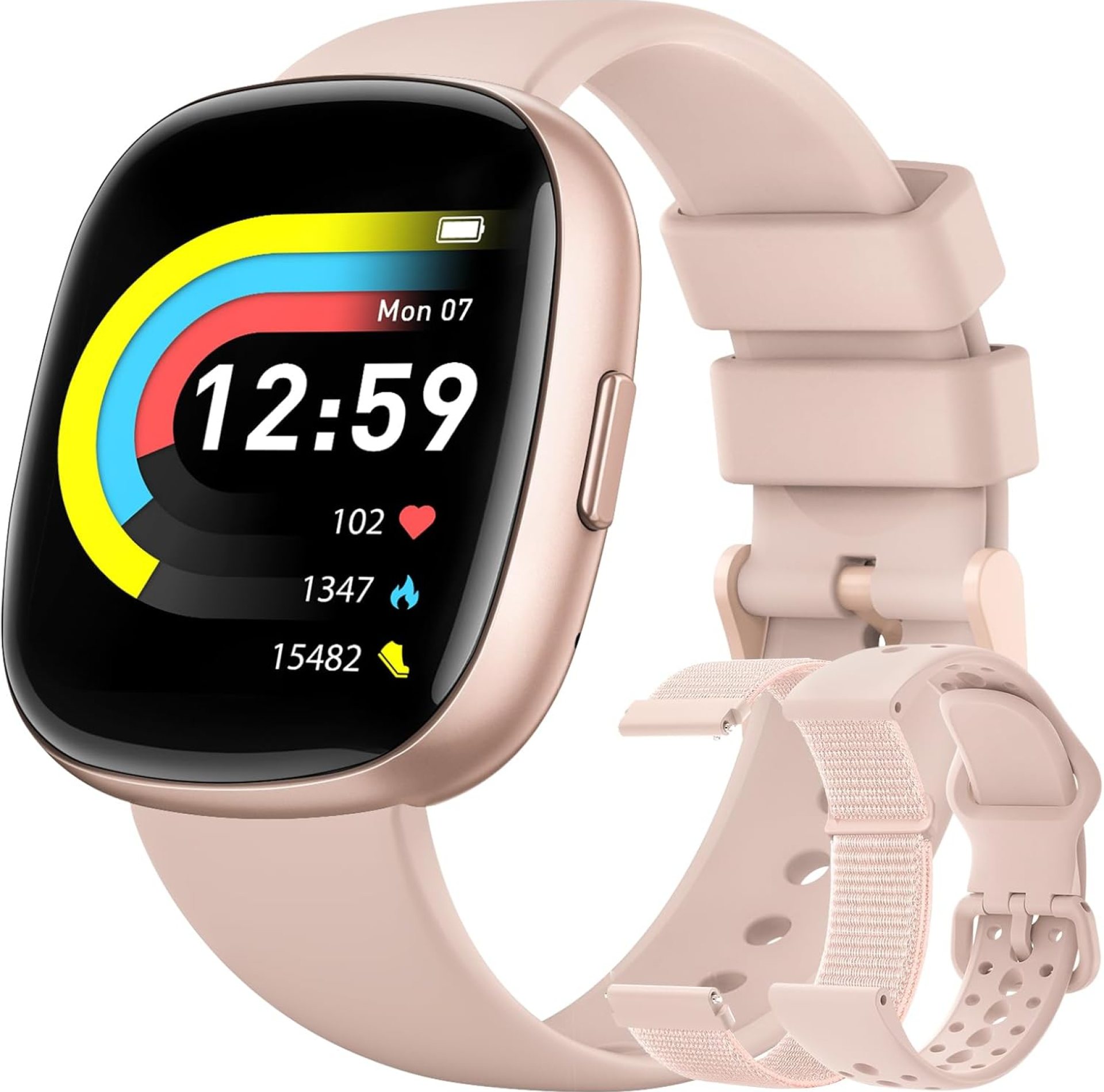 Smart Watches for Women Fitness Gifts: Fitness Tracker with Make/Recive Call Heart Rate SpO2 Sleep Monitor 120 Sport Mode 5ATM Smartwatch for iPhone Android Phones Christmas Birthday Gifts for Women Smart Watches for Women Fitness Gifts: Fitness Tracker with Make/Recive Call Heart Rate SpO2 Sleep Monitor 120 Sport Mode 5ATM Smartwatch for iPhone Android Phones Christmas Birthday Gifts for Women