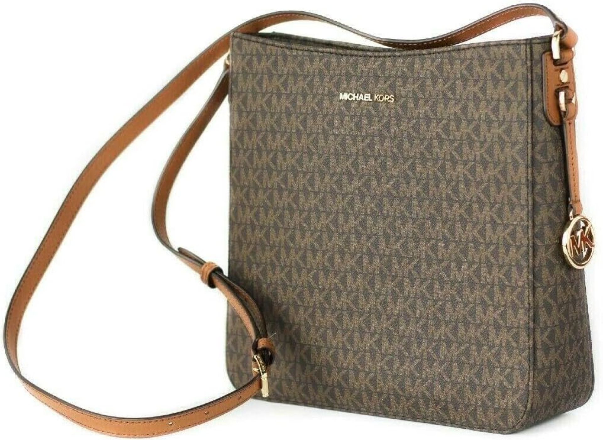 Michael Kors Jet Set Travel Messenger Crossbody Shoulder Bag Signature Michael Kors Jet Set Travel Messenger Crossbody Shoulder Bag Signature