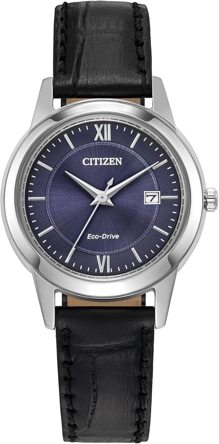 CITIZEN Ladies’ Eco-Drive Classic Leather Strap Watch with 3-Hand Date CITIZEN Ladies’ Eco-Drive Classic Leather Strap Watch with 3-Hand Date