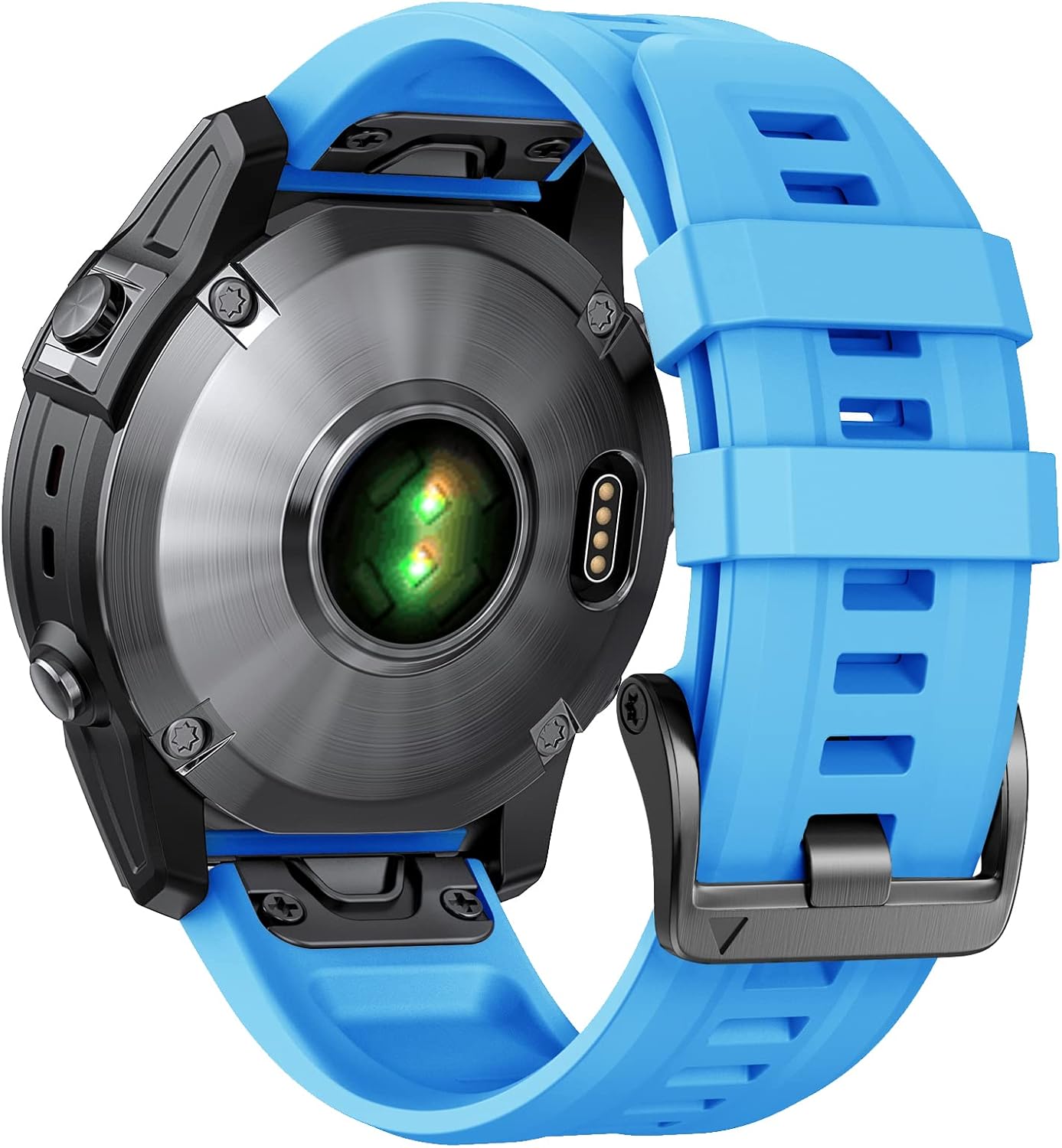 NotoCity Watch Band, 22mm Silicone Replacement Band for Fenix 7/5/5 Plus/6/6 Pro/Forerunner 935/945/exip/Approach S60/Quatix 5/Instinct 2/Esports/MARQ Golfer/Approach S62 Smartwatches (Blue) NotoCity Watch Band, 22mm Silicone Replacement Band for Fenix 7/5/5 Plus/6/6 Pro/Forerunner 935/945/exip/Approach S60/Quatix 5/Instinct 2/Esports/MARQ Golfer/Approach S62 Smartwatches (Blue)