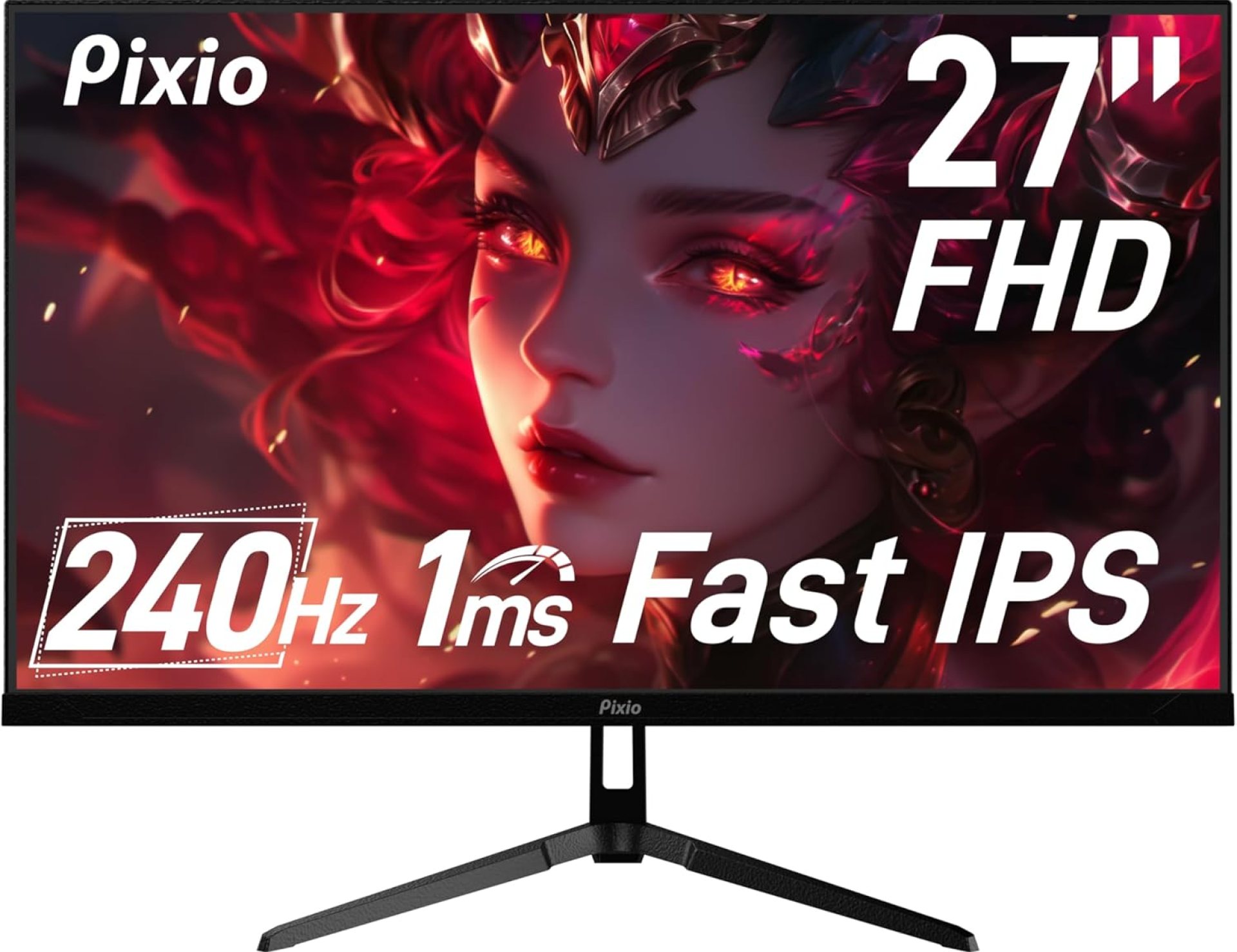 Pixio PX279 Wave 27 inch 240Hz Refresh Rate FHD 1080p Resolution Fast IPS Panel 1ms GTG Resonse Time Gaming Monitor with Adaptive Sync Pixio PX279 Wave 27 inch 240Hz Refresh Rate FHD 1080p Resolution Fast IPS Panel 1ms GTG Resonse Time Gaming Monitor with Adaptive Sync