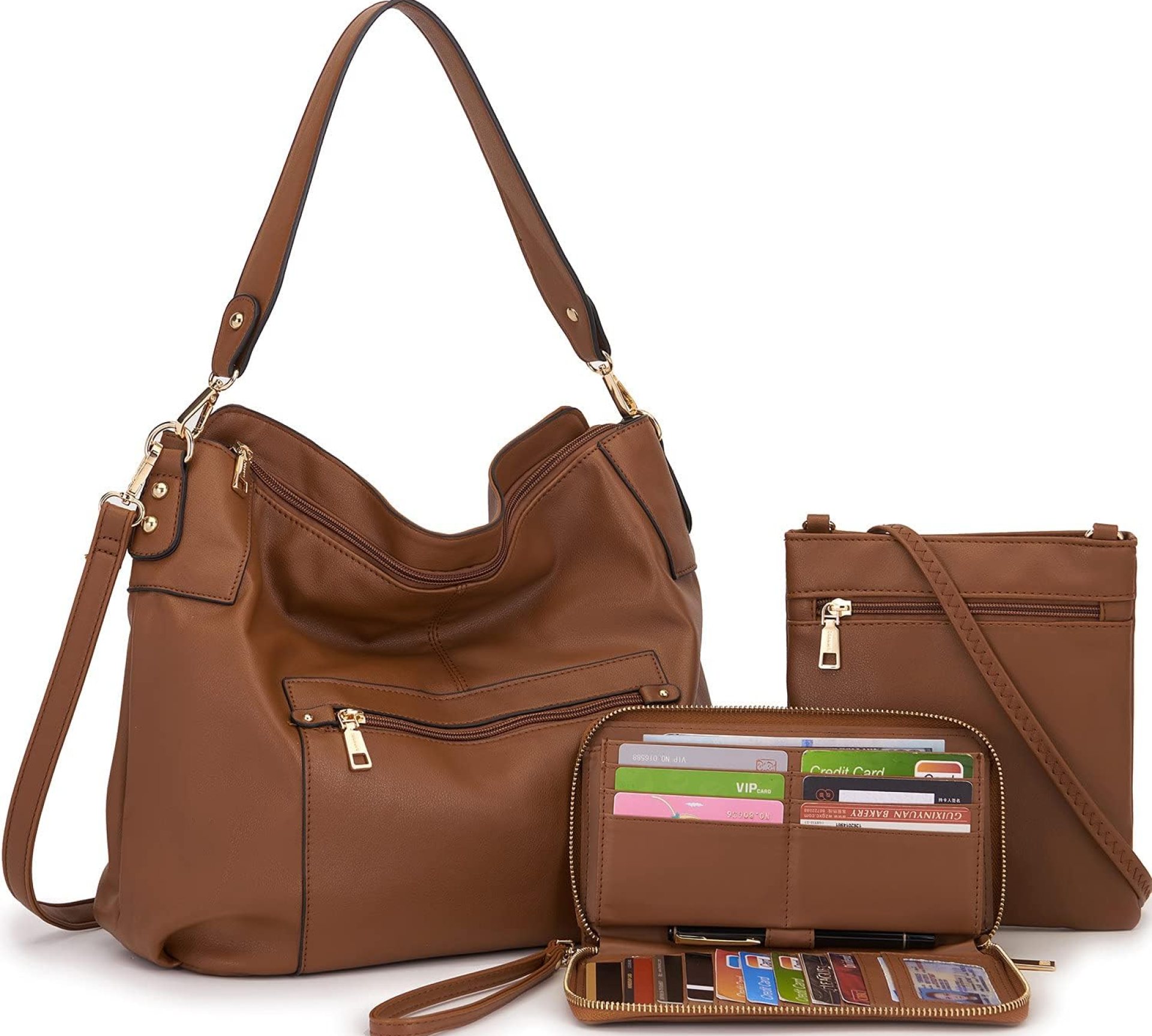 Large Crossbody Bags Ladies Shoulder Handbags Purse and Wallet Set for Women Totes Hobo Purses Large Crossbody Bags Ladies Shoulder Handbags Purse and Wallet Set for Women Totes Hobo Purses