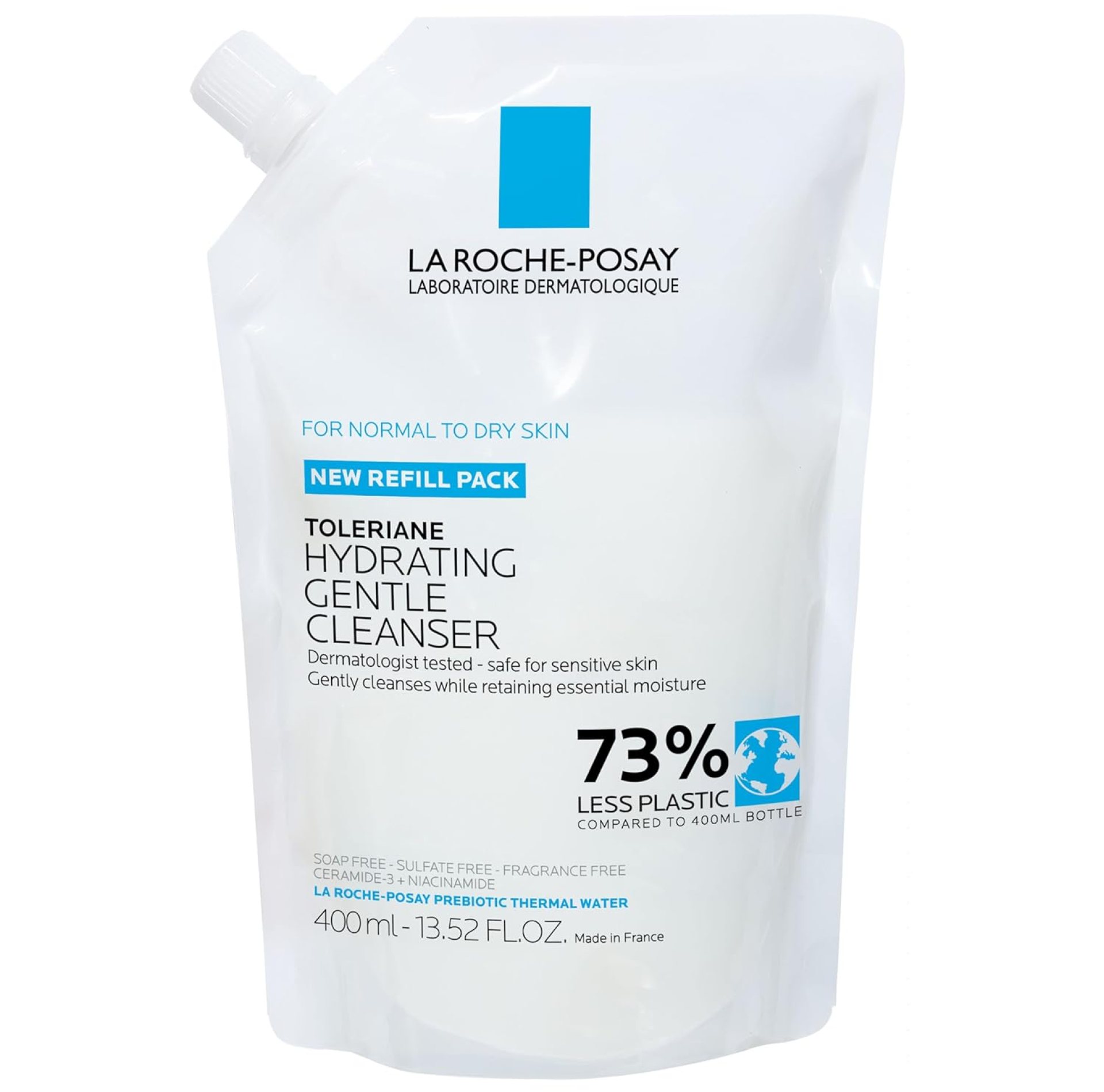 La Roche-Posay Toleriane Hydrating Gentle Face Cleanser, Hydrating Facial Cleanser With Niacinamide + Ceramides, Daily Face Wash For Dry Skin To Normal Skin, Sensitive Skin Tested, Fragrance Free La Roche-Posay Toleriane Hydrating Gentle Face Cleanser, Hydrating Facial Cleanser With Niacinamide + Ceramides, Daily Face Wash For Dry Skin To Normal Skin, Sensitive Skin Tested, Fragrance Free