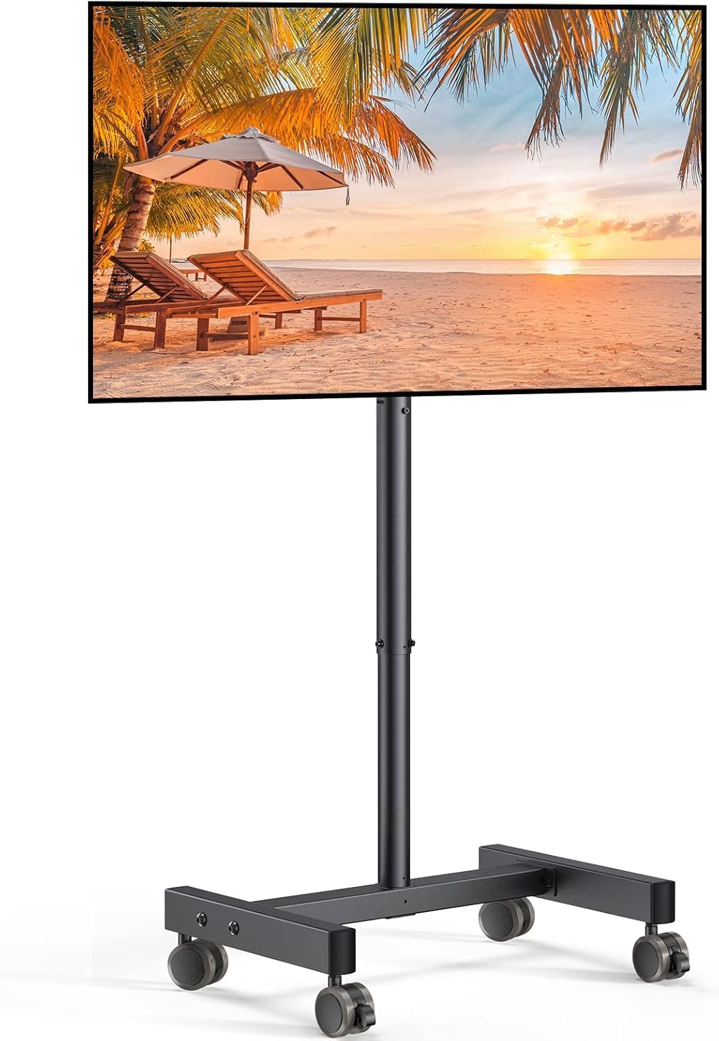 Perlegear Mobile TV Cart, Rolling TV Stand for 13-50 inch TVs with 30° Tilt Universal TV Cart for LED/LCD/OLED TV Height Adjustable Floor TV Stand Holds 44lbs Portable Monitor Stand Max VESA 200x200mm Perlegear Mobile TV Cart, Rolling TV Stand for 13-50 inch TVs with 30° Tilt Universal TV Cart for LED/LCD/OLED TV Height Adjustable Floor TV Stand Holds 44lbs Portable Monitor Stand Max VESA 200x200mm