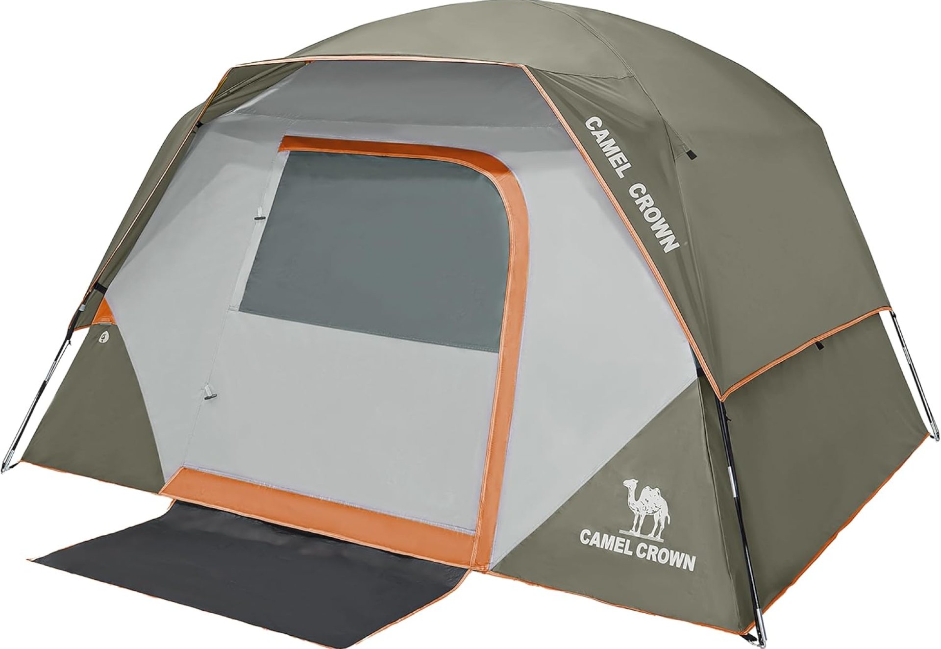 CAMEL CROWN Tents for Camping 4/8 Person Waterproof Quick Setup Folding Outdoor Backpacking Tents 4 People Family Hiking CAMEL CROWN Tents for Camping 4/8 Person Waterproof Quick Setup Folding Outdoor Backpacking Tents 4 People Family Hiking