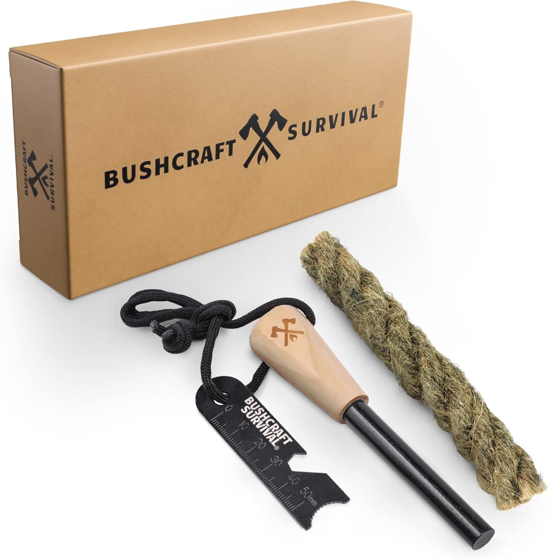 Ferro Rod Fire Starter Kit & Backpacking Multitool | Flint and Steel Striker | Waterproof Magnesium Farrow Rod Tool & Firestarter for Campfires Ferro Rod Fire Starter Kit & Backpacking Multitool | Flint and Steel Striker | Waterproof Magnesium Farrow Rod Tool & Firestarter for Campfires