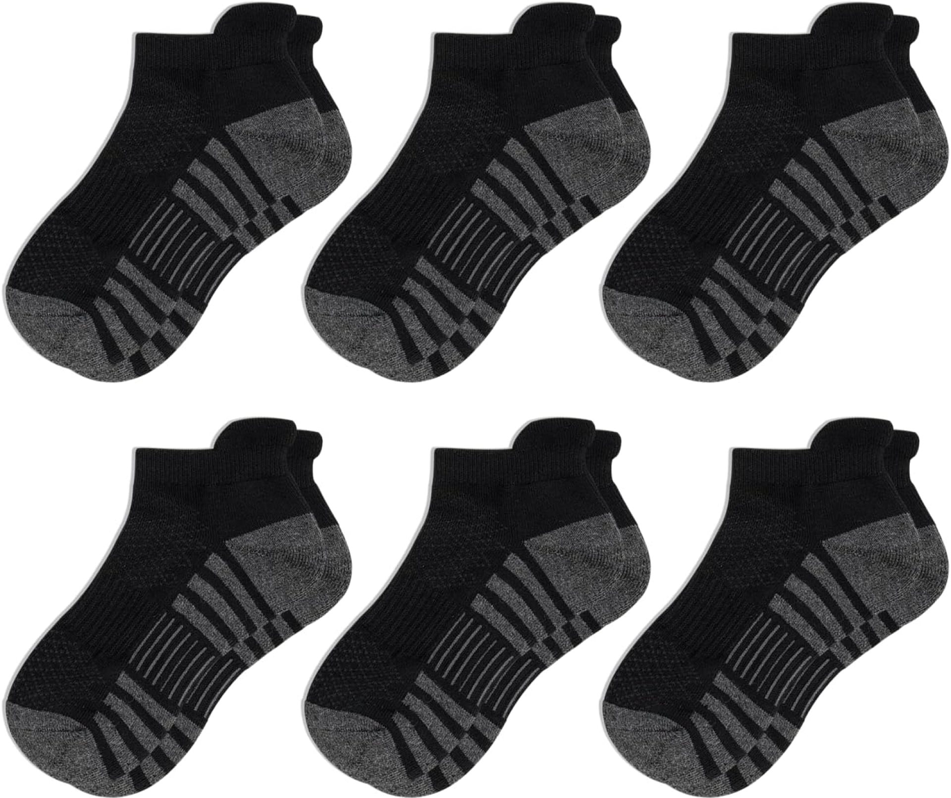 Boys/girls Socks Cushioned Kids Socks, Kids Ankle Athletic Socks With Low Cut Tab For 4-10 Years Old-6 Pairs Boys/girls Socks Cushioned Kids Socks, Kids Ankle Athletic Socks With Low Cut Tab For 4-10 Years Old-6 Pairs