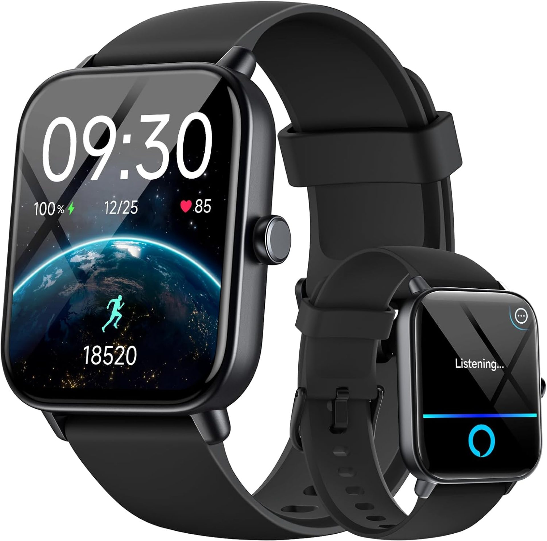 Smart Watches for Men Women iPhone & Android, Alexa Bulit-in, 1.8″ Touch Screen Smart Watch with Answer/Make Calls, Fitness Tracker with Heart Rate/Sleep/SpO2 Monitor, IP68 Waterproof,120+ Sport Modes Smart Watches for Men Women iPhone & Android, Alexa Bulit-in, 1.8″ Touch Screen Smart Watch with Answer/Make Calls, Fitness Tracker with Heart Rate/Sleep/SpO2 Monitor, IP68 Waterproof,120+ Sport Modes