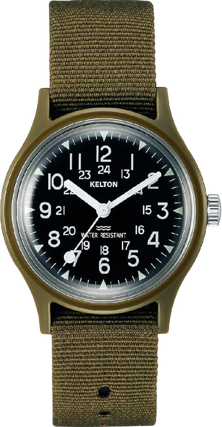 Kelton Men’s Jungle Camper Watch, Hand-Wound, Waterproof for Daily Life Kelton Men’s Jungle Camper Watch, Hand-Wound, Waterproof for Daily Life