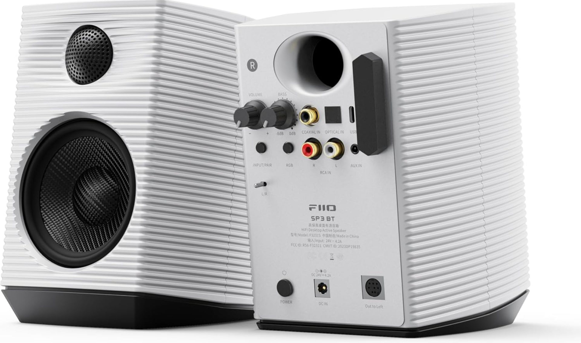 FiiO SP3 BT HiFi Bluetooth Active Desktop Speakers – 80W Stereo Computer Speakers and Home Music Sound System with AUX Audio/Coax/Optical/Type-C/RCA (Bluetooth Black) FiiO SP3 BT HiFi Bluetooth Active Desktop Speakers – 80W Stereo Computer Speakers and Home Music Sound System with AUX Audio/Coax/Optical/Type-C/RCA (Bluetooth Black)