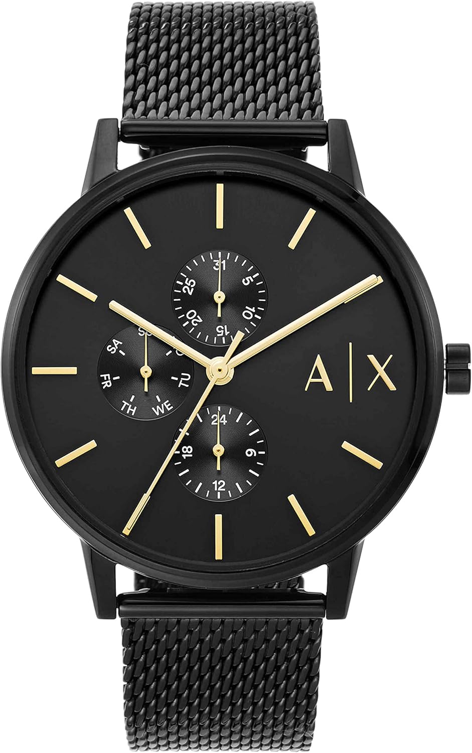 A|X Armani Exchange Men’s Watch with Three-Hand Analog Display and Stainless Steel or Leather Band, Watch for Men A|X Armani Exchange Men’s Watch with Three-Hand Analog Display and Stainless Steel or Leather Band, Watch for Men