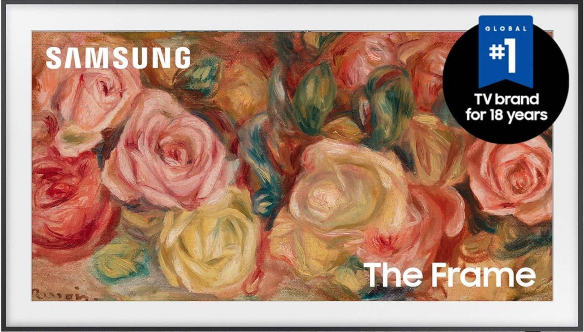 SAMSUNG 65-Inch Class QLED 4K LS03D The Frame Series Quantum HDR Smart TV (QN65LS03D, 2024 Model) + Free Teak Bezel Value 9 – VGSCFA65TKB SAMSUNG 65-Inch Class QLED 4K LS03D The Frame Series Quantum HDR Smart TV (QN65LS03D, 2024 Model) + Free Teak Bezel Value 9 – VGSCFA65TKB