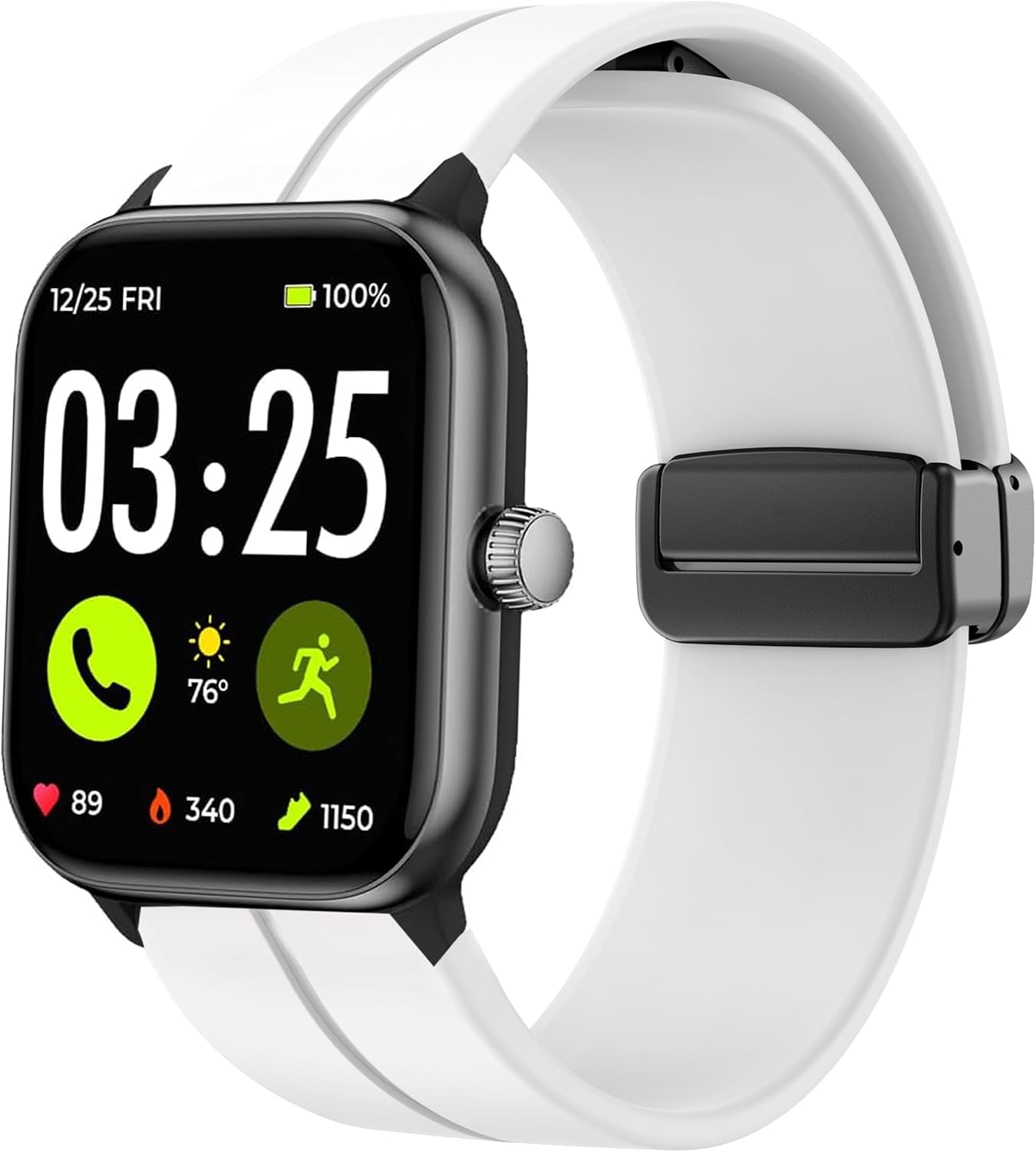 Compatible with Spade & Co Health Smartwatch 4 bands, Soft Silicone Sport Wristband Replacement Straps Compatible with Spade & Co Health Smartwatch 4 1.85 Inches Compatible with Spade & Co Health Smartwatch 4 bands, Soft Silicone Sport Wristband Replacement Straps Compatible with Spade & Co Health Smartwatch 4 1.85 Inches