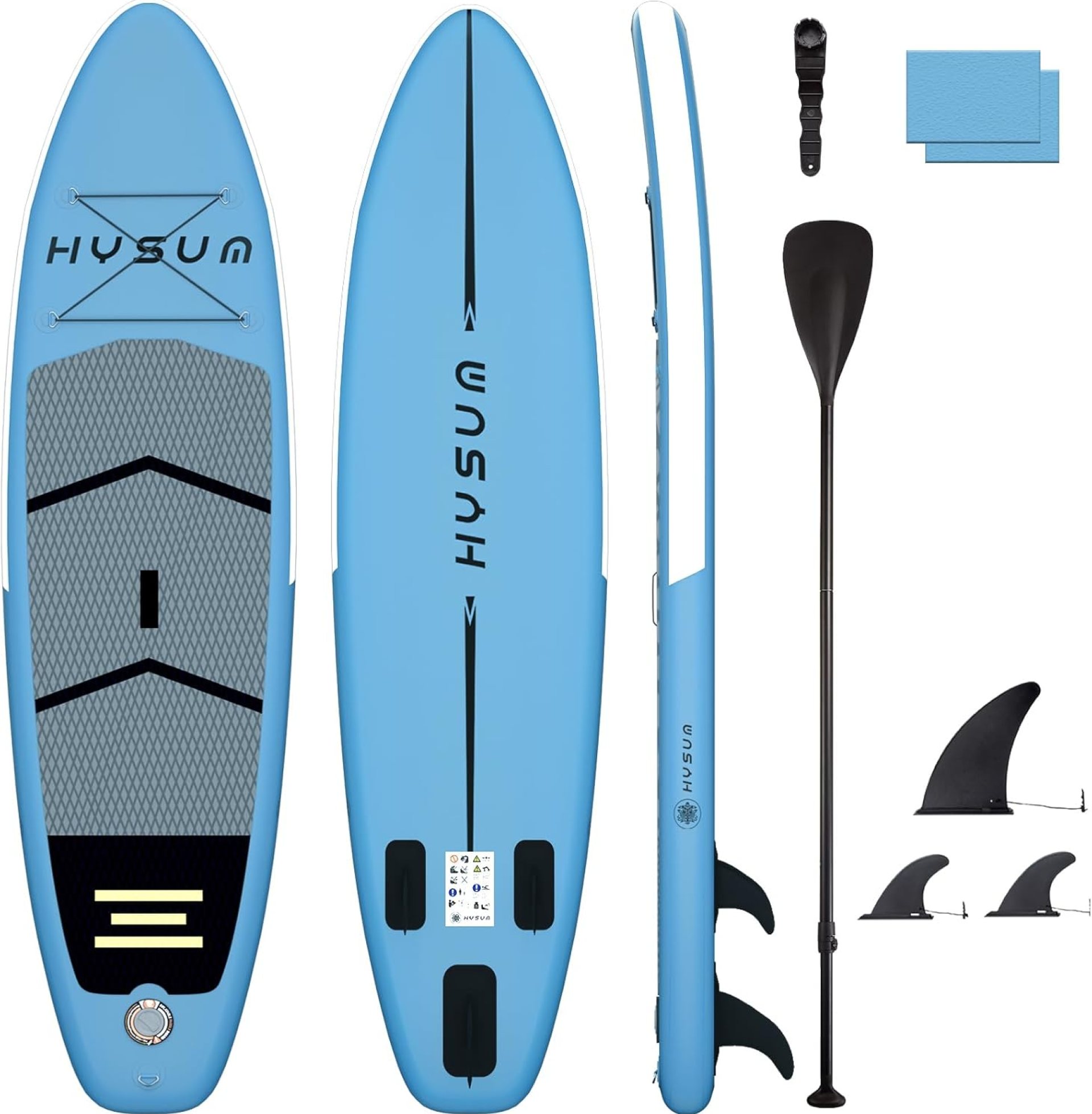 Inflatable Stand Up Paddle Board Ultra-Light Paddleboards for All Skill Levels with SUP Accessories(No Pump), Paddle, 3 Fins, DIY Repair Kit Inflatable Stand Up Paddle Board Ultra-Light Paddleboards for All Skill Levels with SUP Accessories(No Pump), Paddle, 3 Fins, DIY Repair Kit
