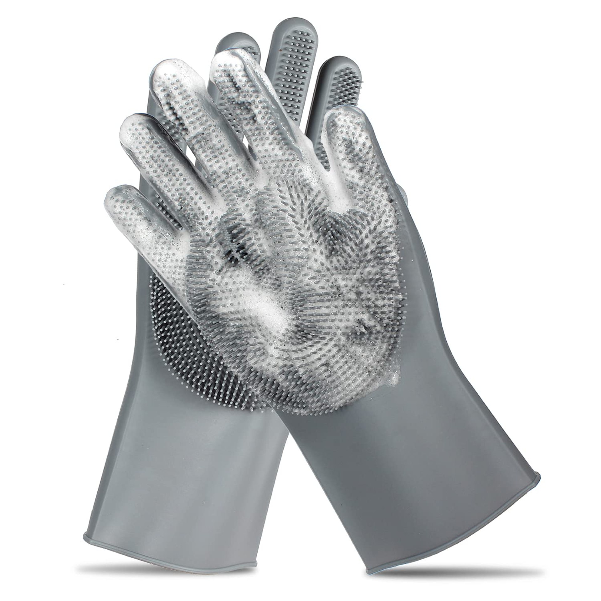 Pet Grooming Gloves – Gentle Dog Bathing Shampoo Brush – Massage Mitt with Enhanced Five Finger Design – Efficient Deshedding Glove for Dogs, Cats, Rabbits and Horses – 1 Pack Pet Grooming Gloves – Gentle Dog Bathing Shampoo Brush – Massage Mitt with Enhanced Five Finger Design – Efficient Deshedding Glove for Dogs, Cats, Rabbits and Horses – 1 Pack