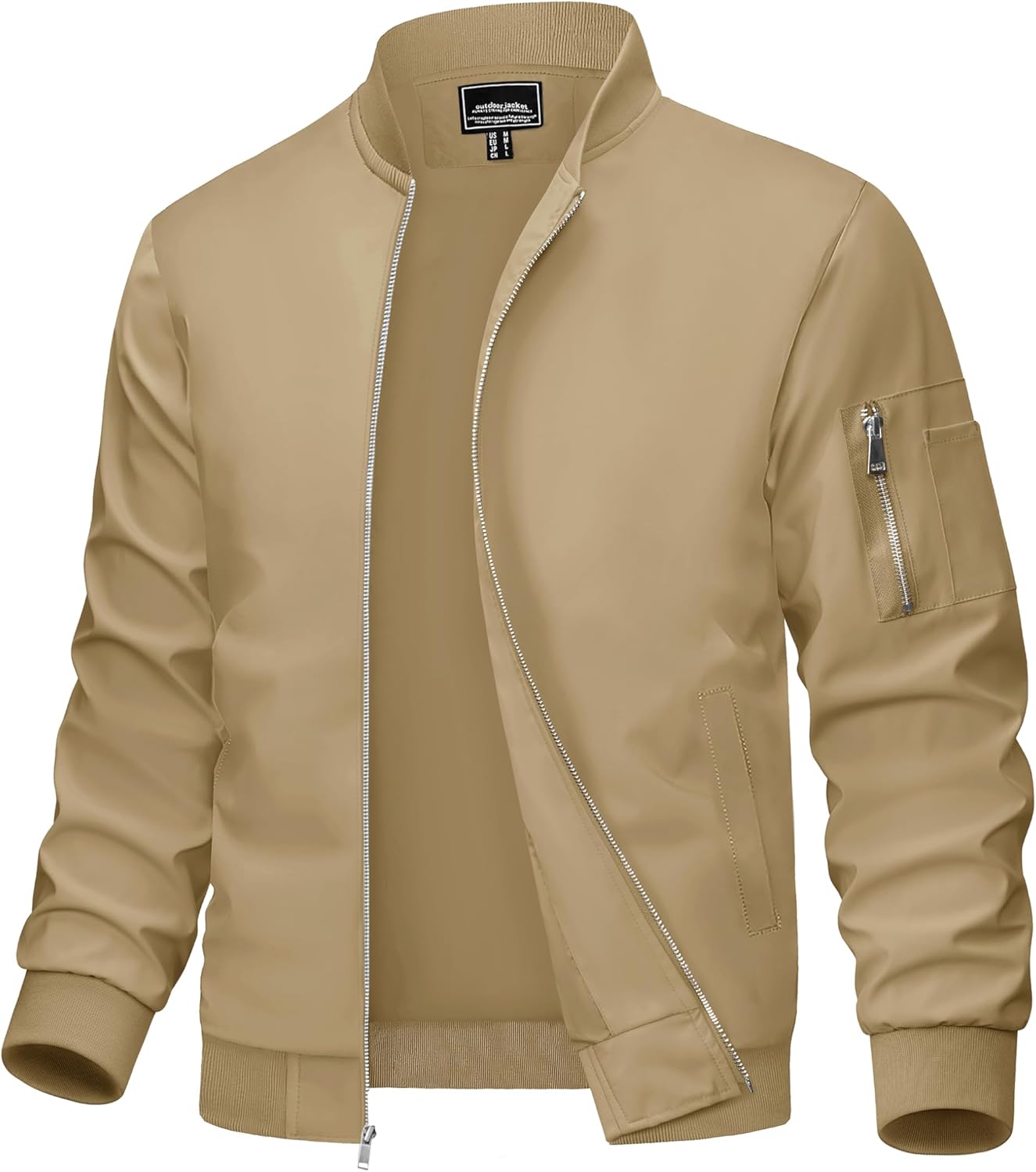 MAGCOMSEN Men’s Bomber Jacket Lightweight Casual Windbreaker Spring Fall Zip Up Coat with 5 Pocket MAGCOMSEN Men’s Bomber Jacket Lightweight Casual Windbreaker Spring Fall Zip Up Coat with 5 Pocket