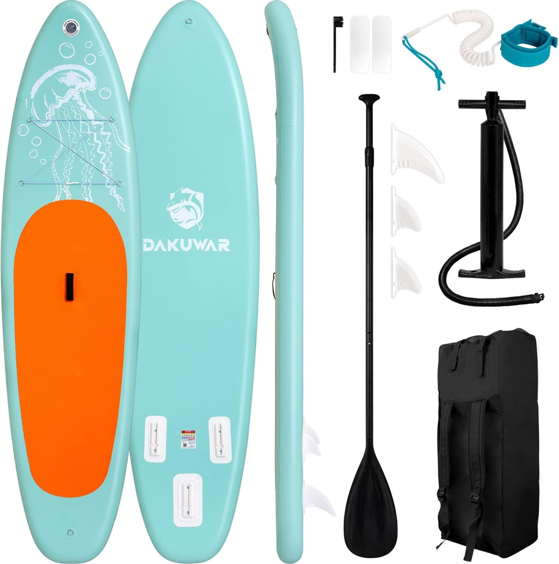 Paddle Board 10’6”x33”x6” Inflatable Stand Up Paddle Boards with SUP Accessories Ultra-Light Paddleboard Non-Slip Comfort Deck for Adults & Youth of All Skill Levels Paddle Board 10’6”x33”x6” Inflatable Stand Up Paddle Boards with SUP Accessories Ultra-Light Paddleboard Non-Slip Comfort Deck for Adults & Youth of All Skill Levels