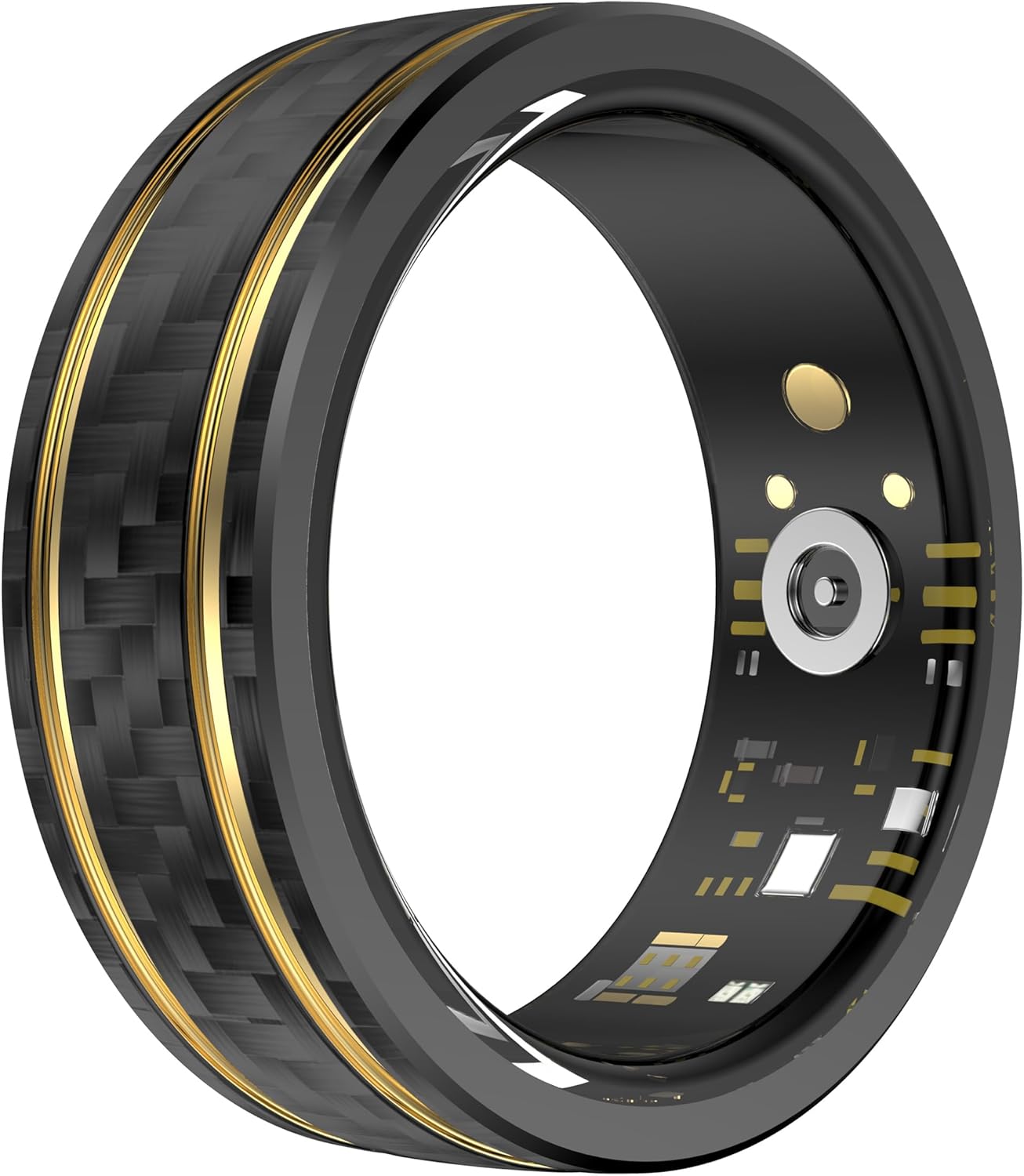 Smart Rings Fitness Ring Heart Rate Monitor Sleep Smart Ring Step Counter Calorie Pedometer Rings Waterproof Sports Health Fitness Tracker Light Carbon Fiber Gold Ring Smart Rings Fitness Ring Heart Rate Monitor Sleep Smart Ring Step Counter Calorie Pedometer Rings Waterproof Sports Health Fitness Tracker Light Carbon Fiber Gold Ring