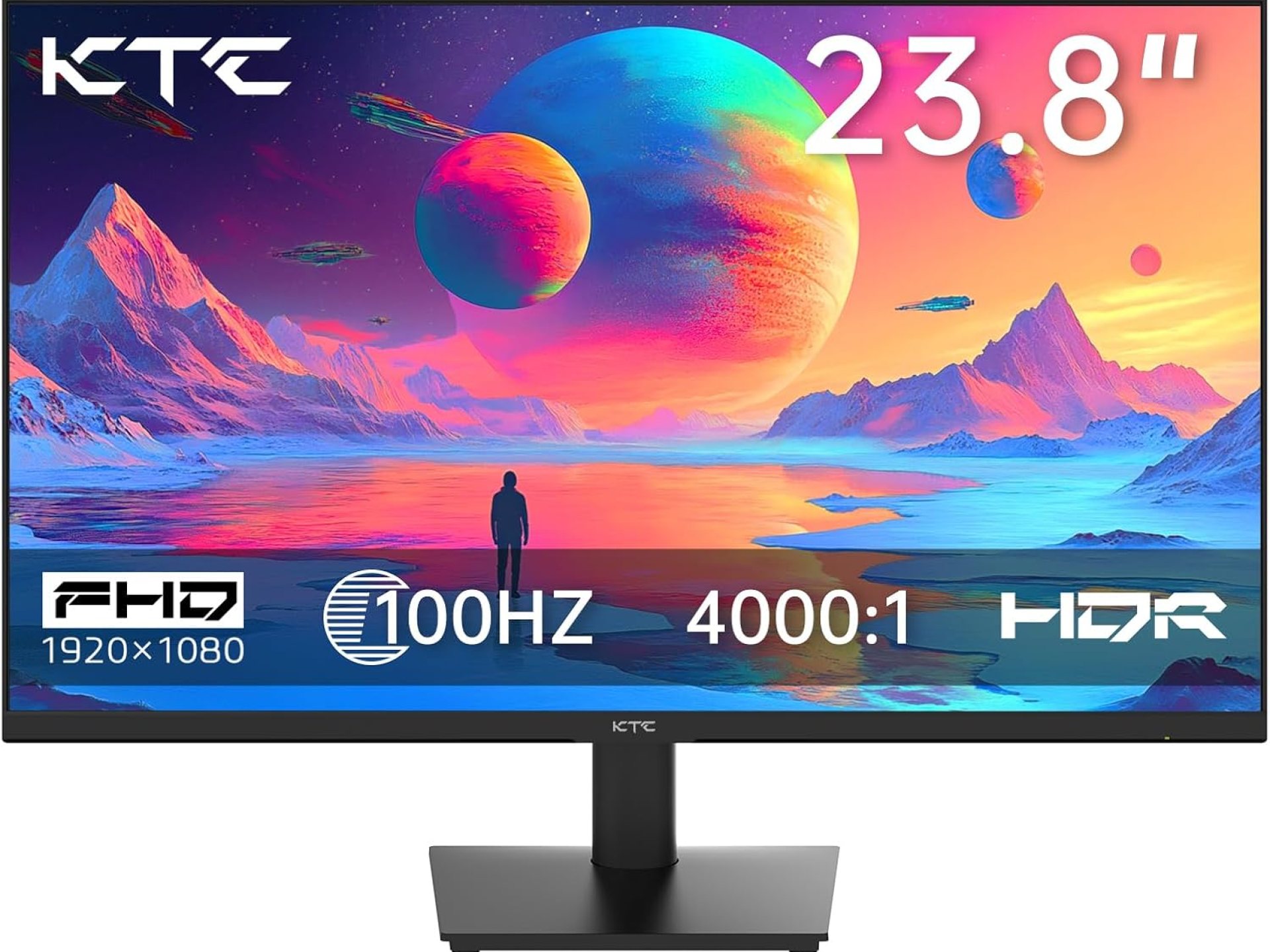 KTC 24 inch Monitor – 1080P Monitor, 100Hz FreeSync Gaming Monitor with HDR10,VESA Mountable, Adjustable Tilt, ZeroFrame Design, HDMI,VGA,Earphone Ports, PC Monitor Work Monitor for Office KTC 24 inch Monitor – 1080P Monitor, 100Hz FreeSync Gaming Monitor with HDR10,VESA Mountable, Adjustable Tilt, ZeroFrame Design, HDMI,VGA,Earphone Ports, PC Monitor Work Monitor for Office