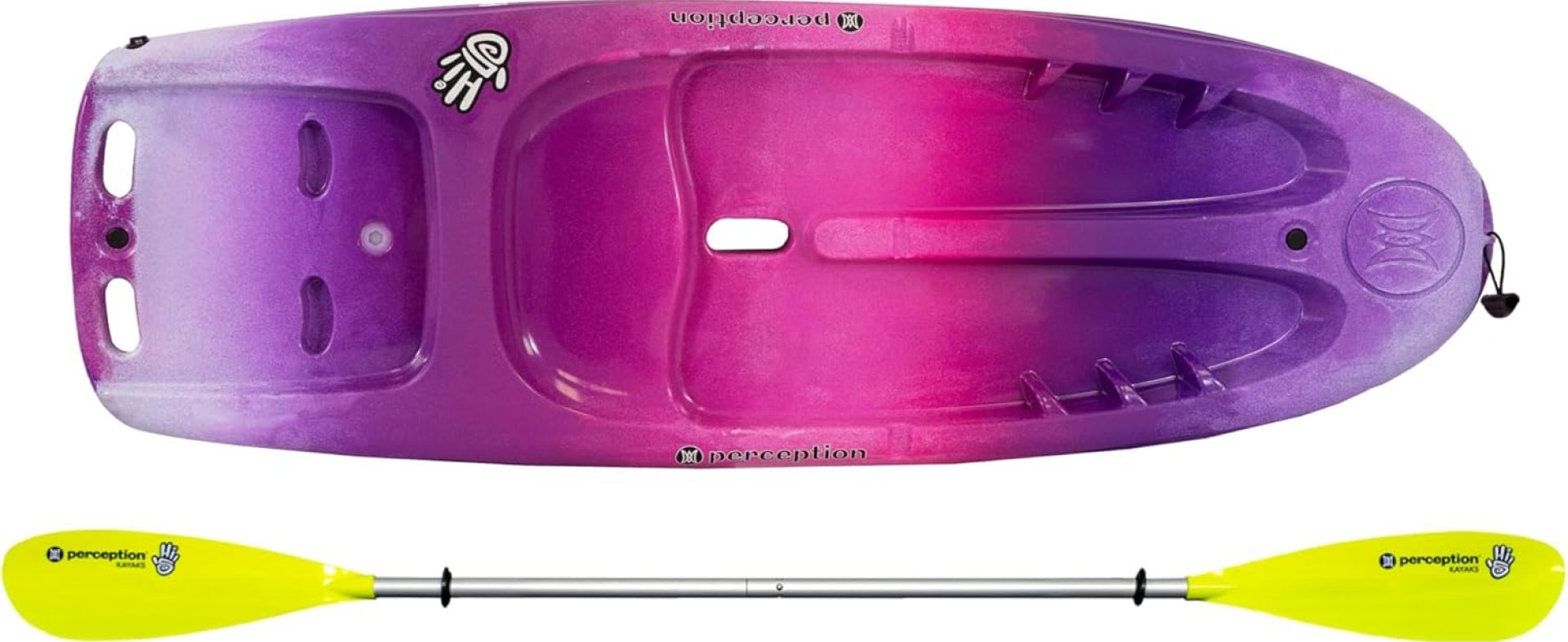 Perception Kayaks Hi Five | Sit on Top Kids Kayak for Kids up to 120 Lbs.| Youth Kayak with Paddle | 6′ 6″ Perception Kayaks Hi Five | Sit on Top Kids Kayak for Kids up to 120 Lbs.| Youth Kayak with Paddle | 6′ 6″