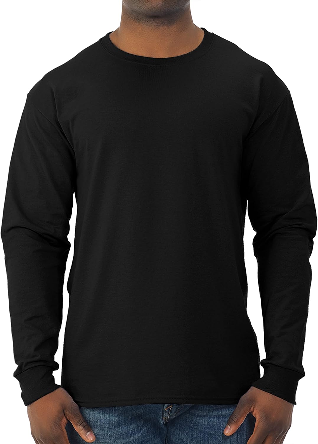 Jerzees Men’s Dri-Power Cotton Blend Long Sleeve Tees, Moisture Wicking, Odor Protection, UPF 30+, Sizes S-3x Jerzees Men’s Dri-Power Cotton Blend Long Sleeve Tees, Moisture Wicking, Odor Protection, UPF 30+, Sizes S-3x