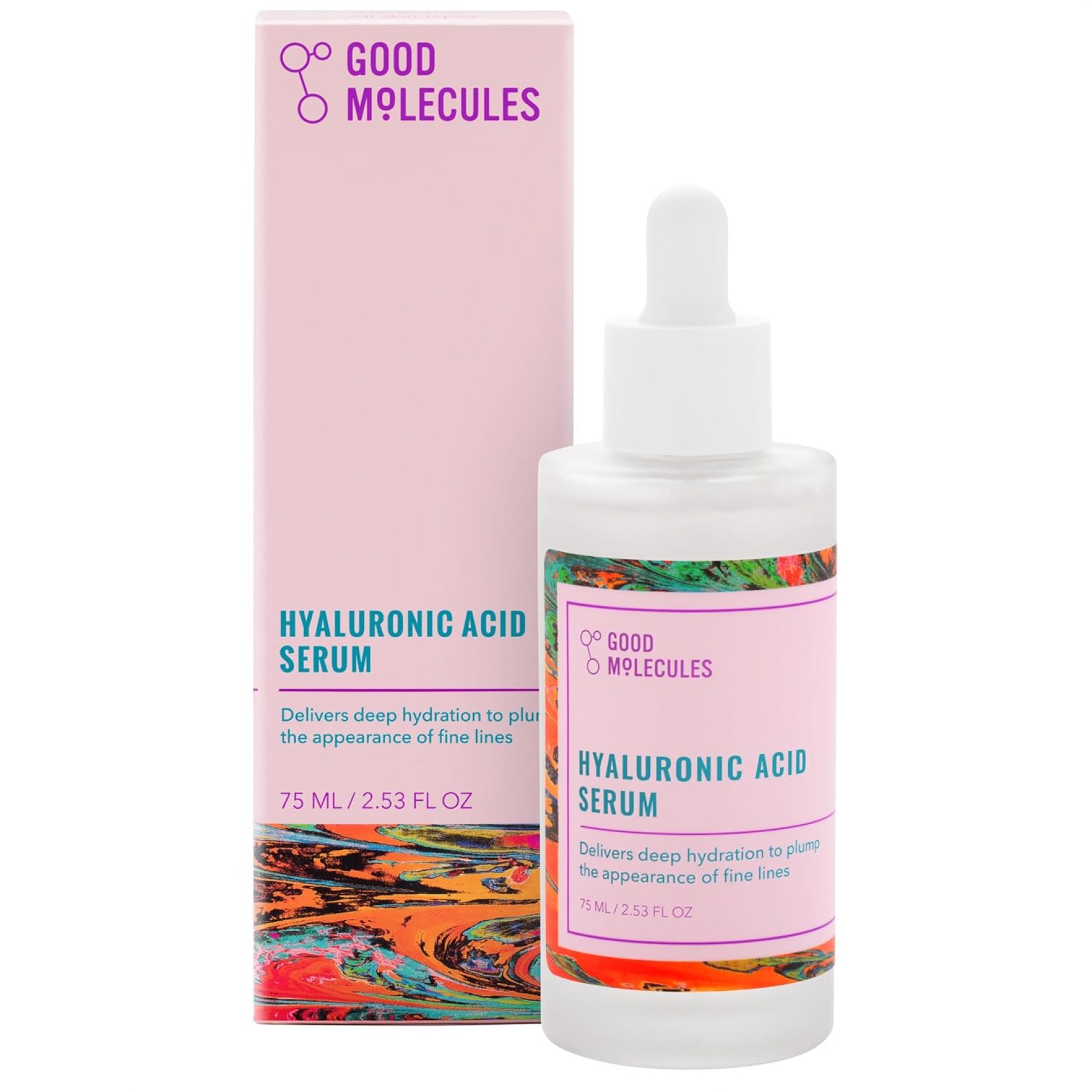 Good Molecules Hyaluronic Acid Serum – Hydration for Dry Skin to Moisturize, Plump, and Firm – 1% HA, Anti-aging Water-Based Skincare for Face Good Molecules Hyaluronic Acid Serum – Hydration for Dry Skin to Moisturize, Plump, and Firm – 1% HA, Anti-aging Water-Based Skincare for Face