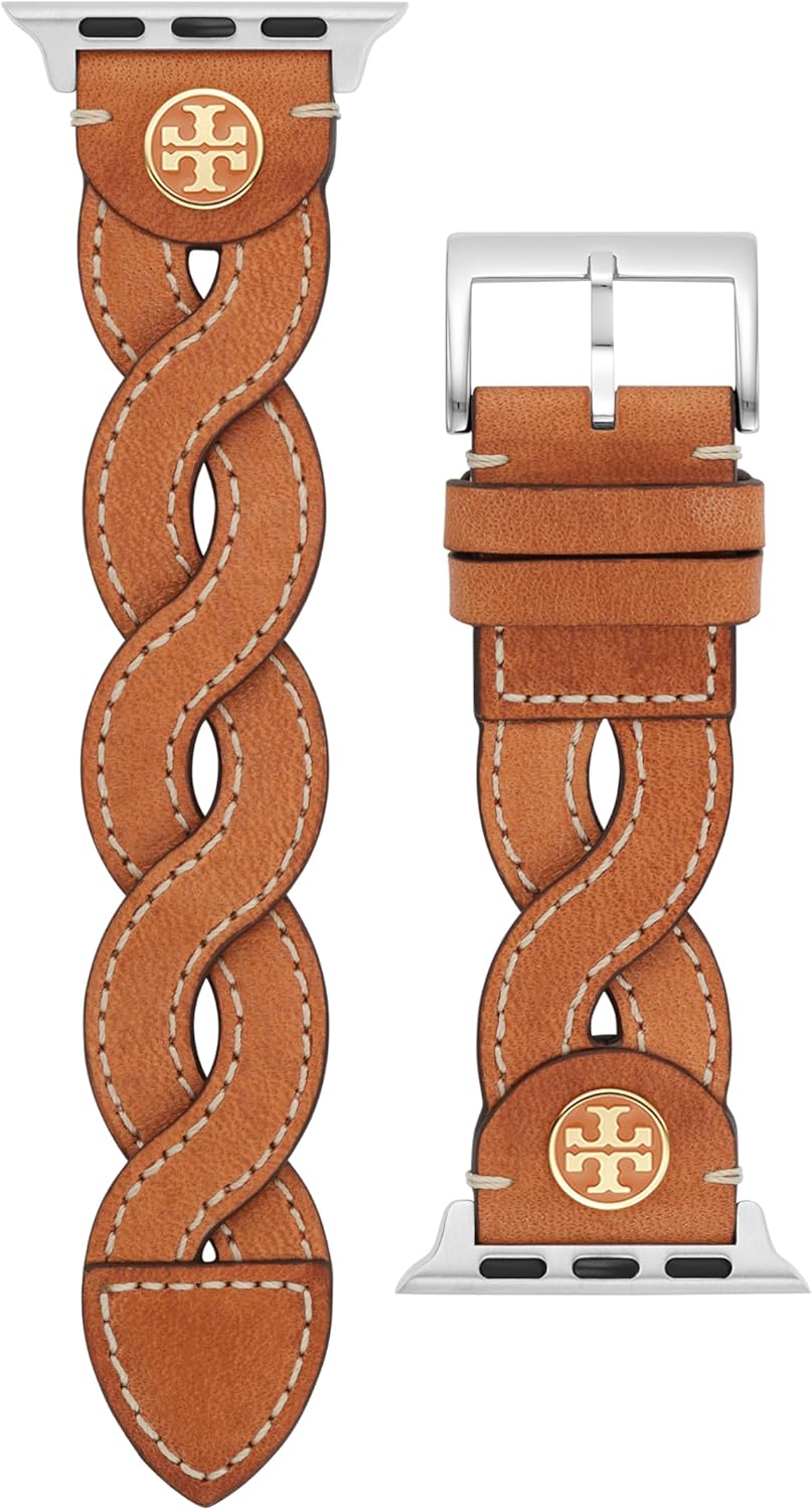 Tory Burch Women’s Eleanor Designer Interchangeable Band for Apple Watch® Compatible with Series 1-9 or SE Apple Watch® Tory Burch Women’s Eleanor Designer Interchangeable Band for Apple Watch® Compatible with Series 1-9 or SE Apple Watch®