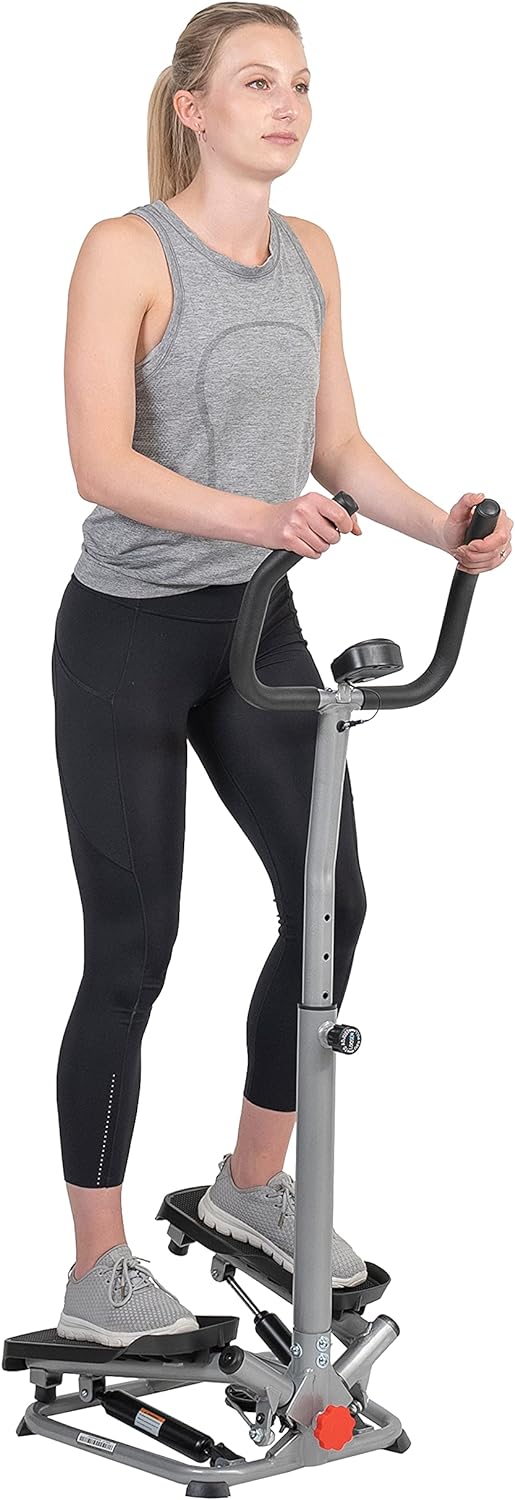 Sunny Health & Fitness Steppers for Exercise at Home Exercising Workout Cardio Climber Thigh Space Squat Twist Stepper Advanced Twisted Resistance Band Step with Optional Free SunnyFit App Connection Sunny Health & Fitness Steppers for Exercise at Home Exercising Workout Cardio Climber Thigh Space Squat Twist Stepper Advanced Twisted Resistance Band Step with Optional Free SunnyFit App Connection