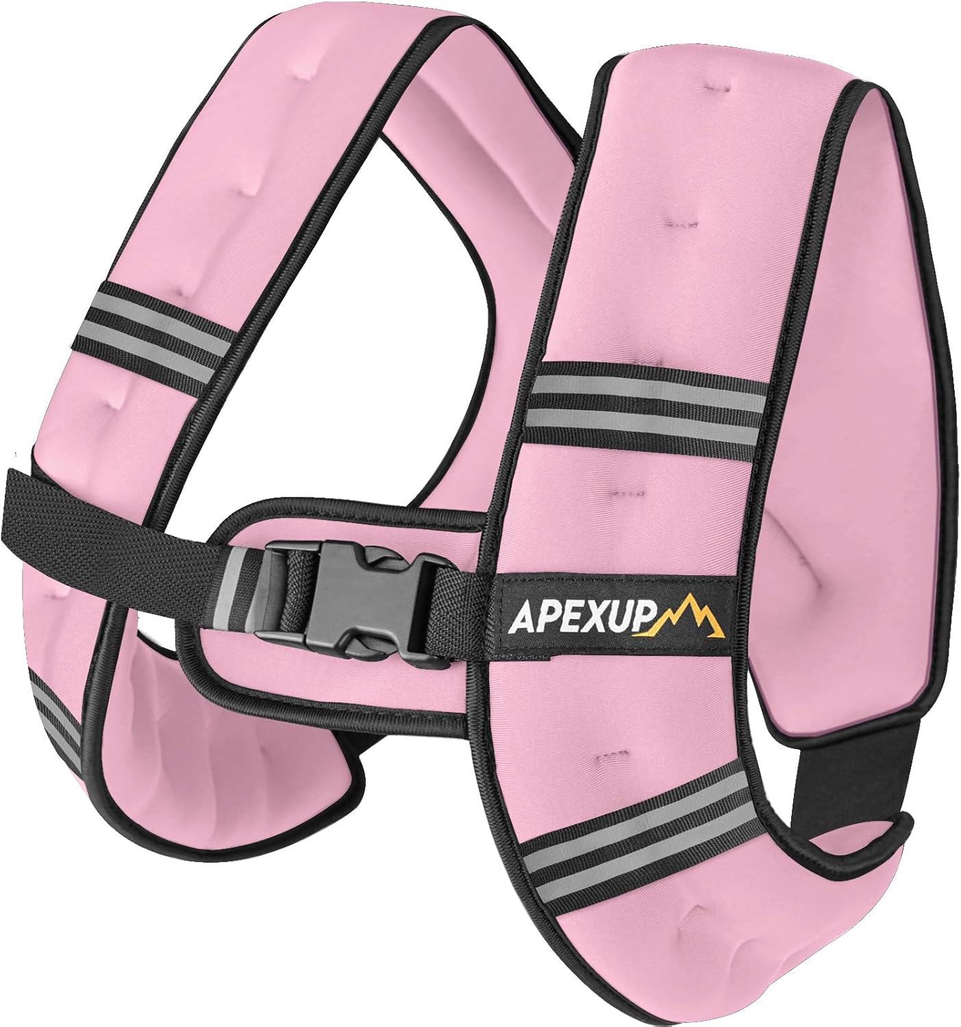 APEXUP Weighted Vest with 5lbs/10lbs/15lbs/20lbs/25lbs/30lbs Weights and Reflective Stripe, Weight Vest Men Women for Workout, Strength Training, Running APEXUP Weighted Vest with 5lbs/10lbs/15lbs/20lbs/25lbs/30lbs Weights and Reflective Stripe, Weight Vest Men Women for Workout, Strength Training, Running
