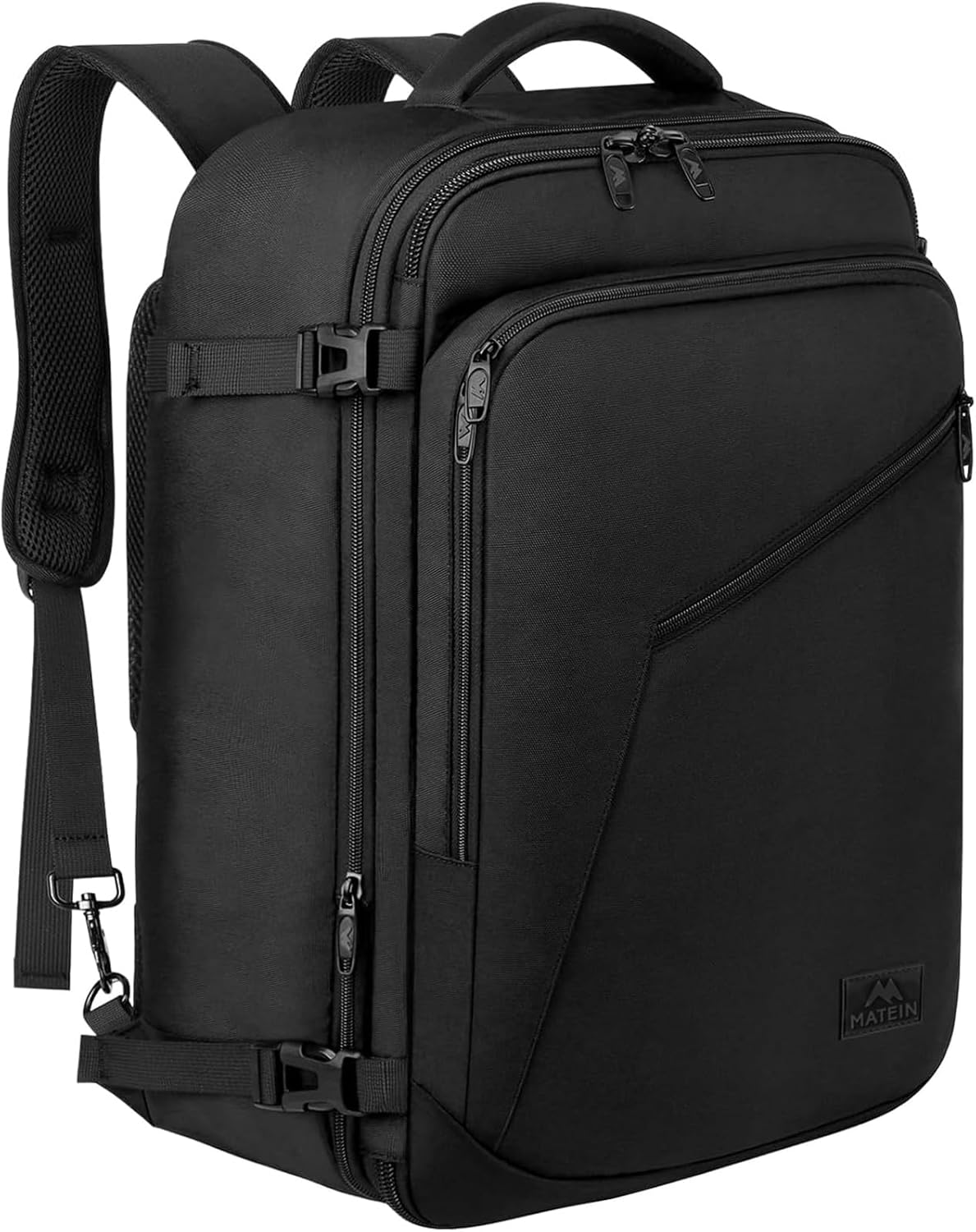 MATEIN Carry on Backpack, Extra Large Travel Backpack Expandable Airplane Approved Weekender Bag for Men and Women, Water Resistant Lightweight Daypack for Flight 40L, Black MATEIN Carry on Backpack, Extra Large Travel Backpack Expandable Airplane Approved Weekender Bag for Men and Women, Water Resistant Lightweight Daypack for Flight 40L, Black