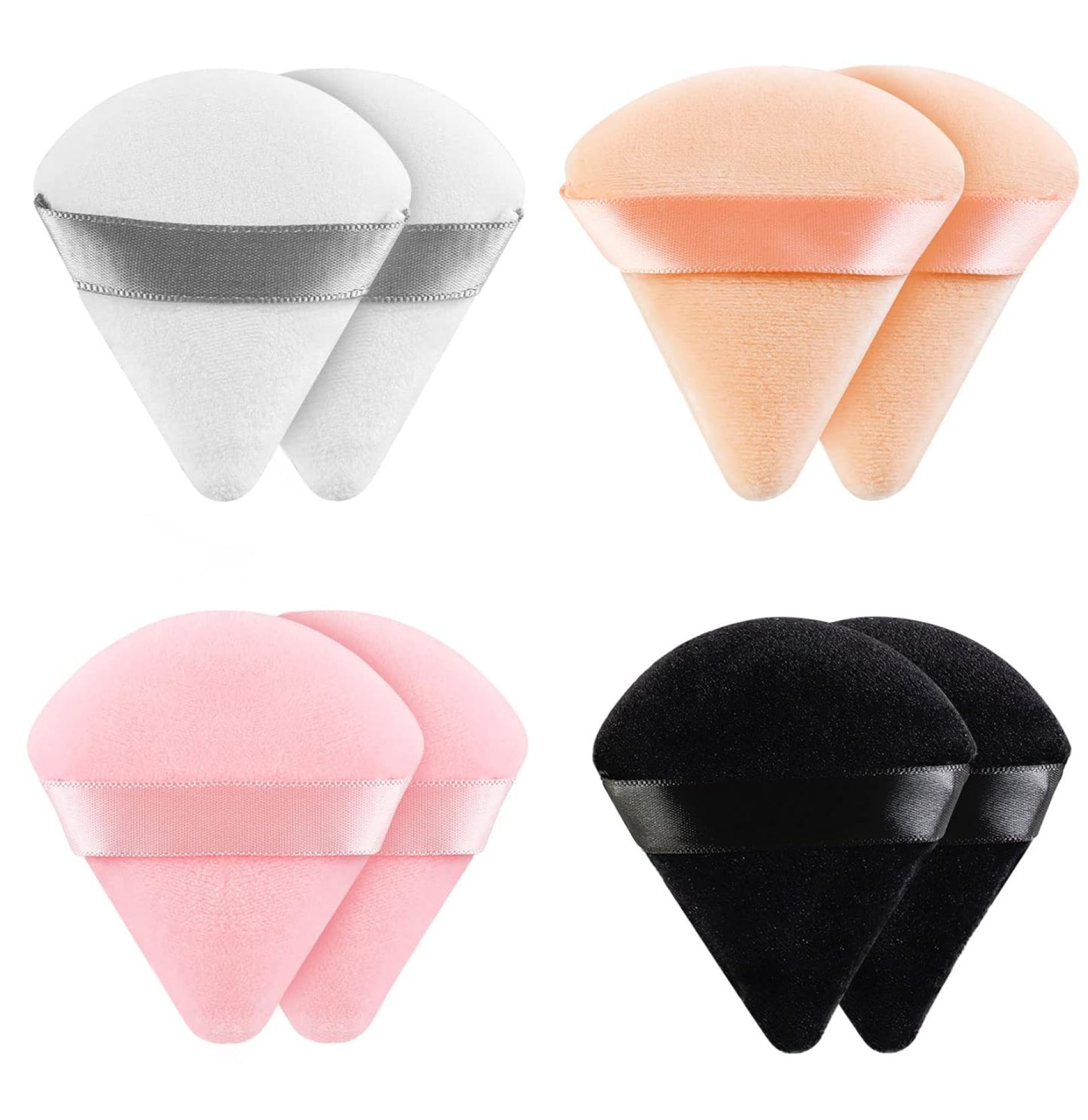 8 Pieces Triangle Powder Puff Face Soft Triangle Makeup Puff Velour Cosmetic Foundation Blender Sponge Beauty Makeup Tools 8 Pieces Triangle Powder Puff Face Soft Triangle Makeup Puff Velour Cosmetic Foundation Blender Sponge Beauty Makeup Tools