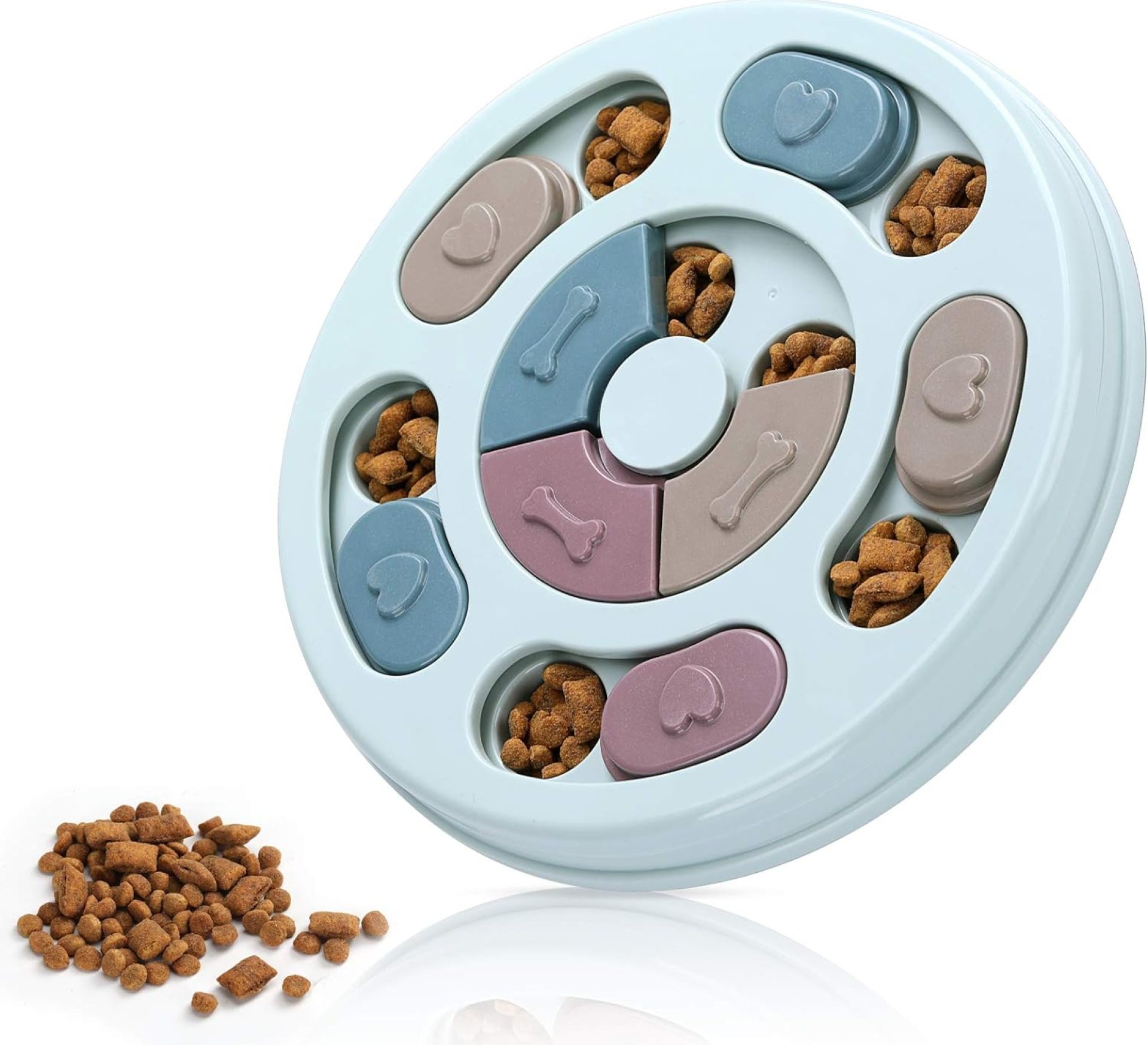 Dog Puzzle Toys,Dogs Food Puzzle Feeder Toys for IQ Training & Mental Enrichment,Dog Treat Puzzle(Blue) Dog Puzzle Toys,Dogs Food Puzzle Feeder Toys for IQ Training & Mental Enrichment,Dog Treat Puzzle(Blue)