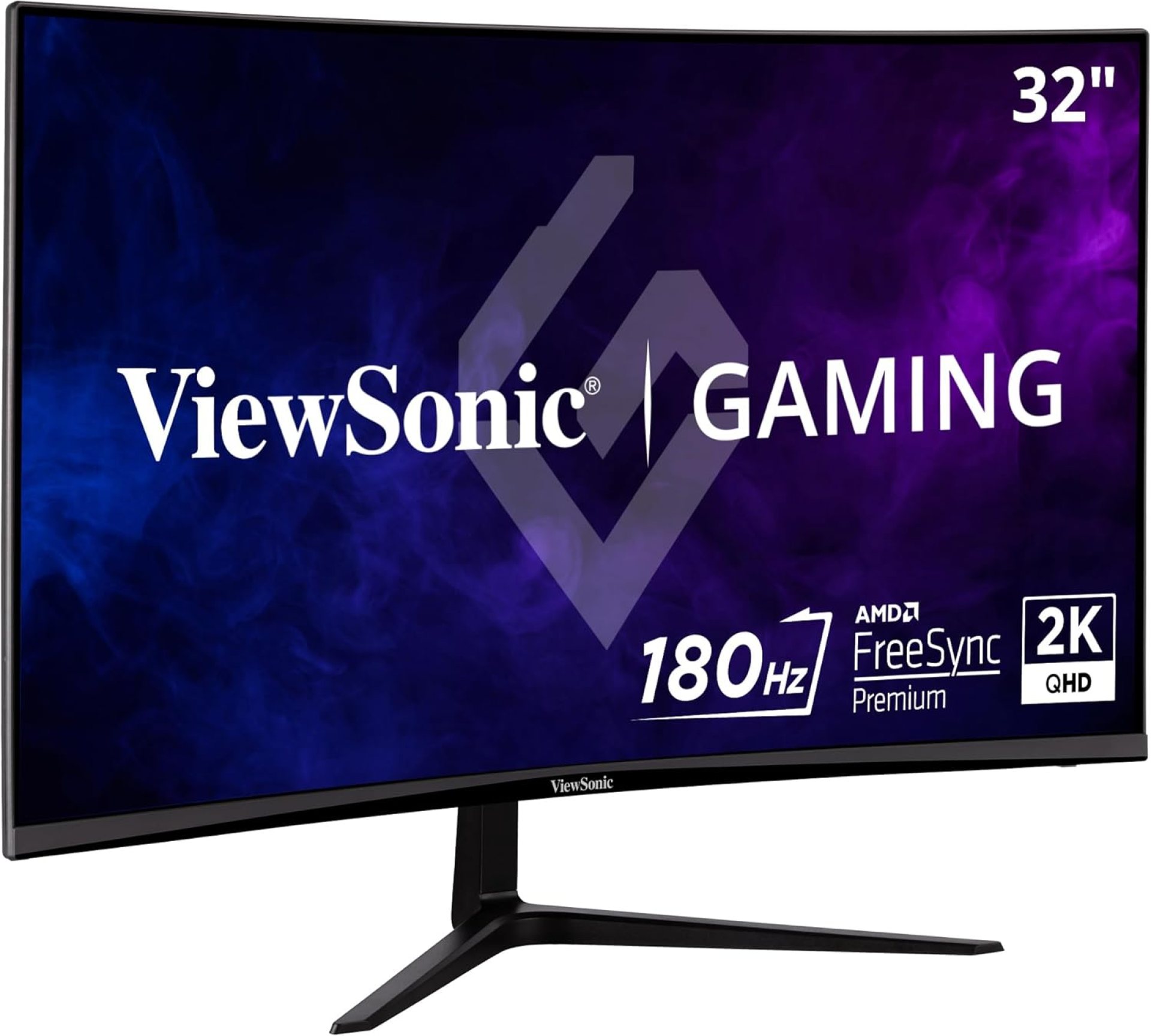 ViewSonic Omni VX3218C-2K 32 Inch Curved 1ms 1440p 165hz Gaming Monitor with FreeSync Premium, Eye Care, HDMI and Display Port, Black ViewSonic Omni VX3218C-2K 32 Inch Curved 1ms 1440p 165hz Gaming Monitor with FreeSync Premium, Eye Care, HDMI and Display Port, Black