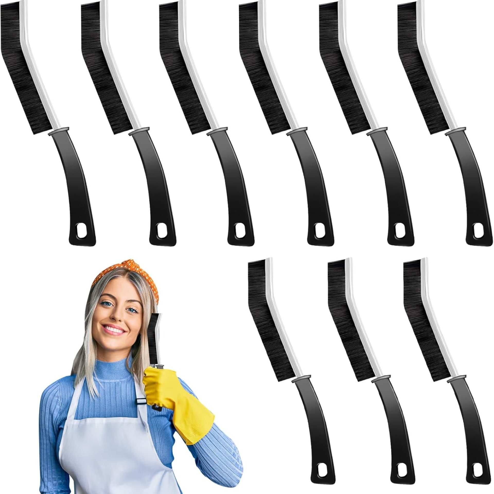 Crevice Cleaning Brush – 9 PCS Multifunctional Hard Bristle Crevice Cleaning Brush, Cleaning Tools Cleaning Brush for Household Use, Home, Kitchen, Bathroom, Window, Vehicle, Faucets, Toilet, Grout Crevice Cleaning Brush – 9 PCS Multifunctional Hard Bristle Crevice Cleaning Brush, Cleaning Tools Cleaning Brush for Household Use, Home, Kitchen, Bathroom, Window, Vehicle, Faucets, Toilet, Grout