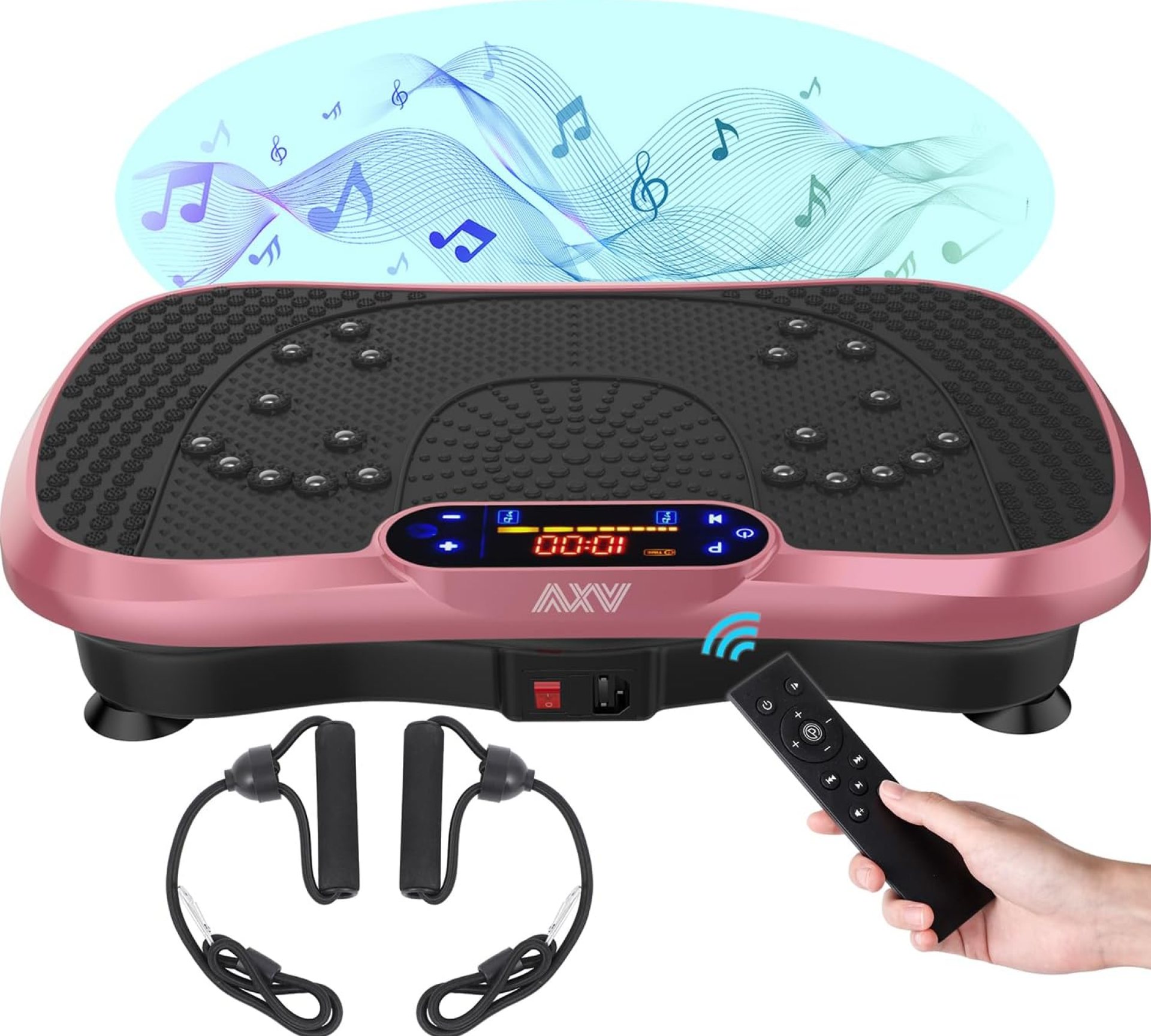 AXV Vibration Plate Fitness Platform Exercise Machine Vibrating Lymphatic Drainage Shaking Full Body Shaker Workout Vibrate Stand Shake Board Sport Gym for Weight Loss Fat Burner for Women Men AXV Vibration Plate Fitness Platform Exercise Machine Vibrating Lymphatic Drainage Shaking Full Body Shaker Workout Vibrate Stand Shake Board Sport Gym for Weight Loss Fat Burner for Women Men