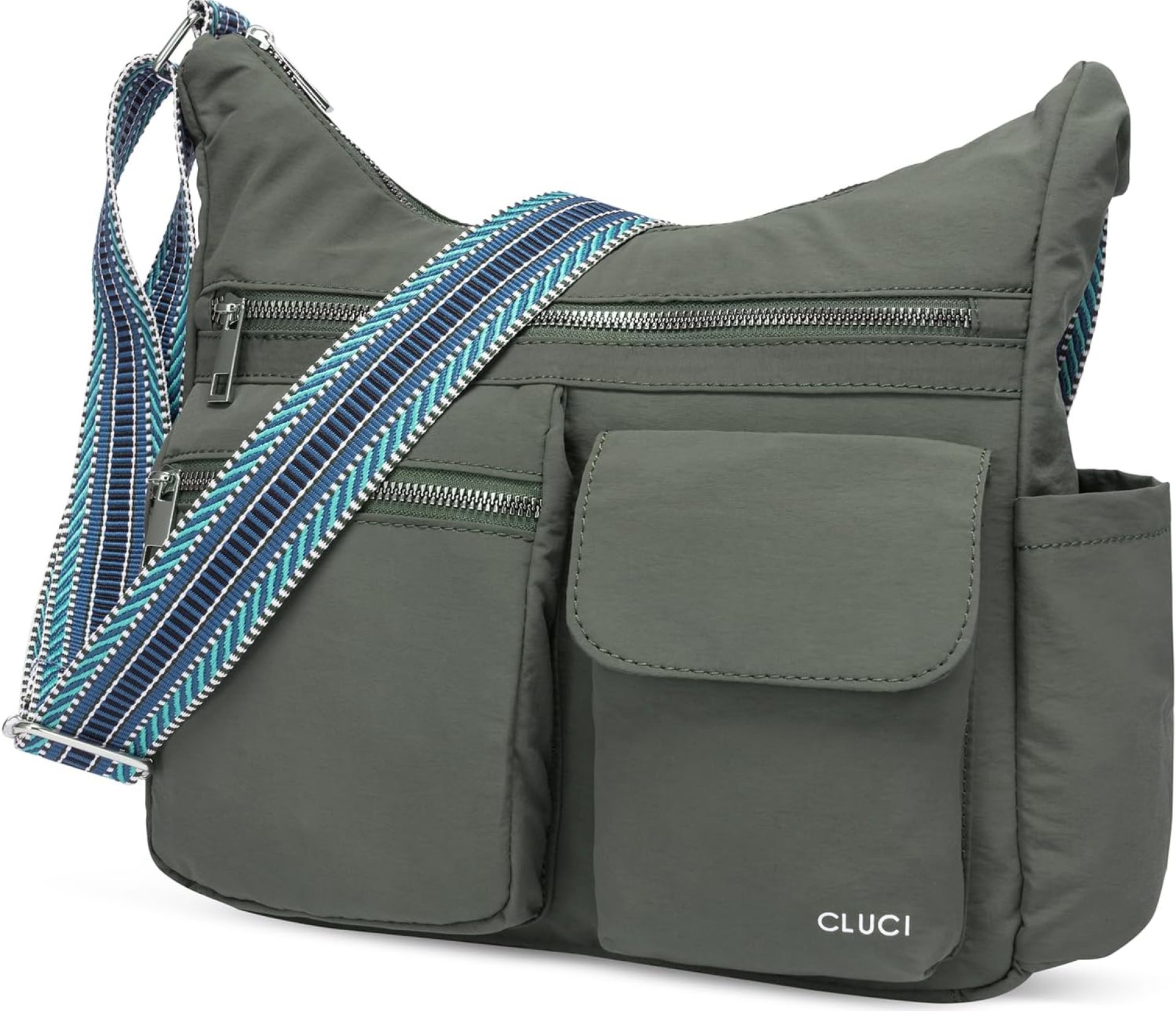 CLUCI Travel Purses for Women, Waterproof Nylon Crossbody Bags for Woman Trendy, Anti Theft Shoulder Bag for Ladies CLUCI Travel Purses for Women, Waterproof Nylon Crossbody Bags for Woman Trendy, Anti Theft Shoulder Bag for Ladies