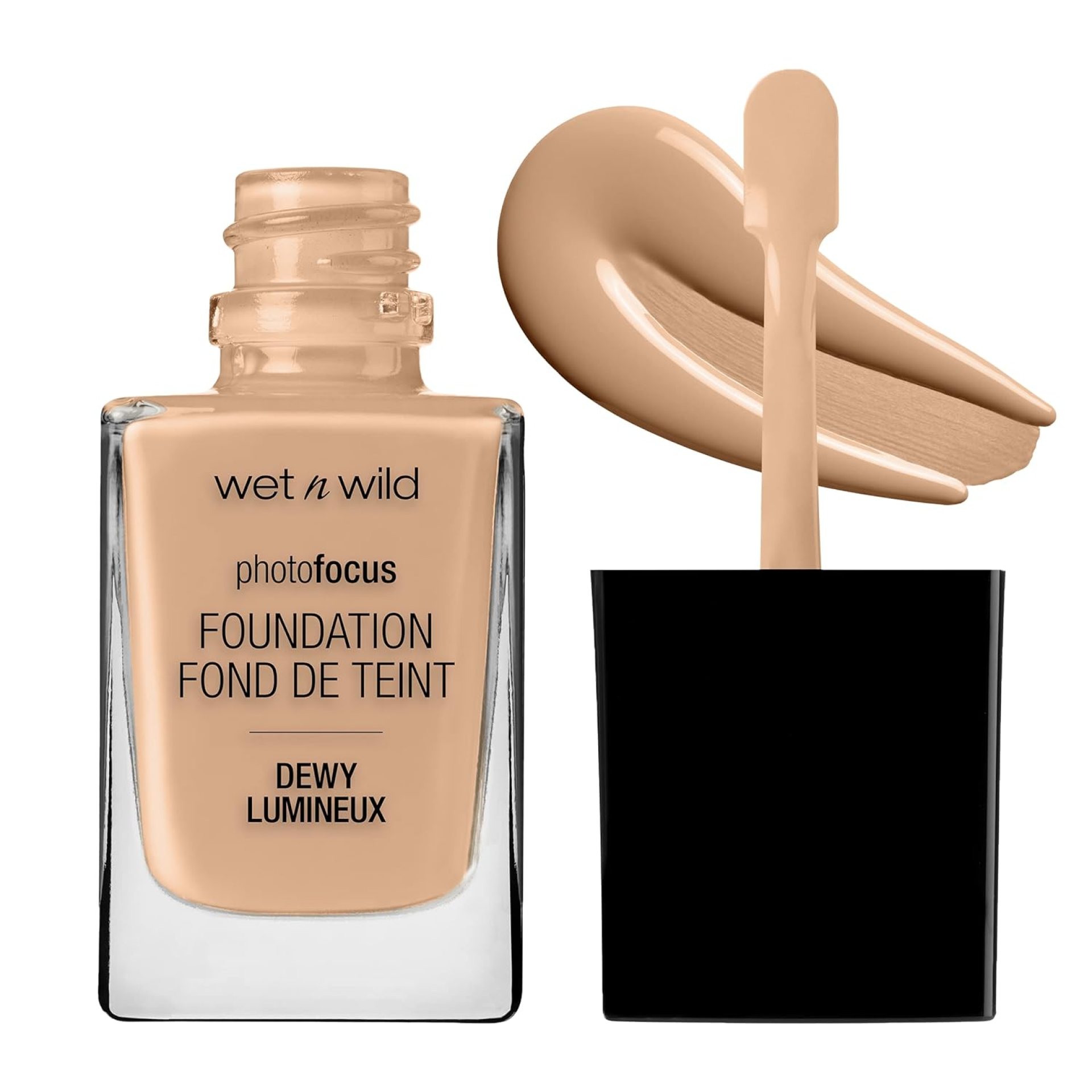 wet n wild Photo Focus Dewy Liquid Foundation Makeup, Classic Beige wet n wild Photo Focus Dewy Liquid Foundation Makeup, Classic Beige