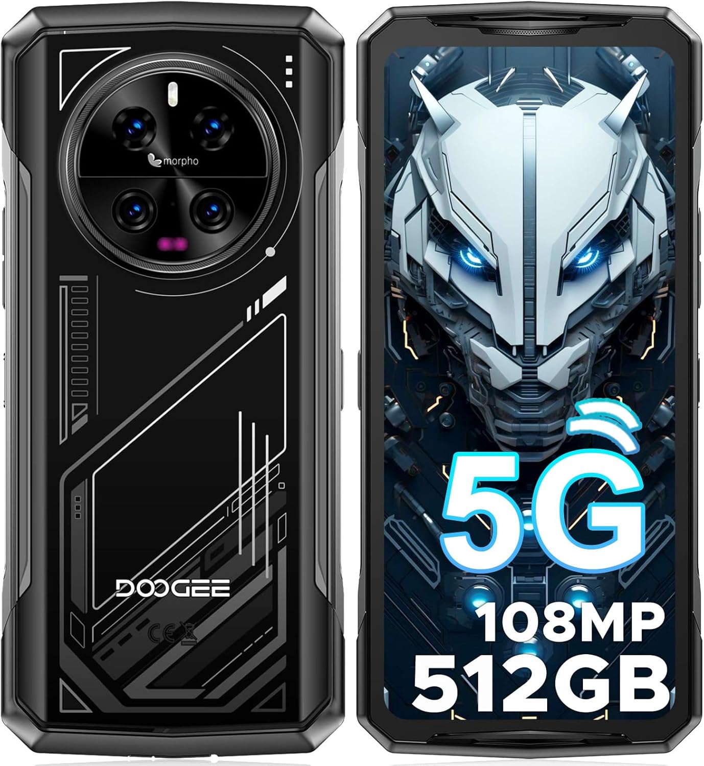 DOOGEE V40 Rugged Smartphone 5G Unlocked,512GB+32GB Rugged Phone,4nm D7300,6.78″ FHD+120Hz Rugged Cell Phone,108MP+AI Camera,8680mAh Battery 33W,NFC/5G Dual SIM/WiFi 6E/Face/Fingerprint ID DOOGEE V40 Rugged Smartphone 5G Unlocked,512GB+32GB Rugged Phone,4nm D7300,6.78″ FHD+120Hz Rugged Cell Phone,108MP+AI Camera,8680mAh Battery 33W,NFC/5G Dual SIM/WiFi 6E/Face/Fingerprint ID