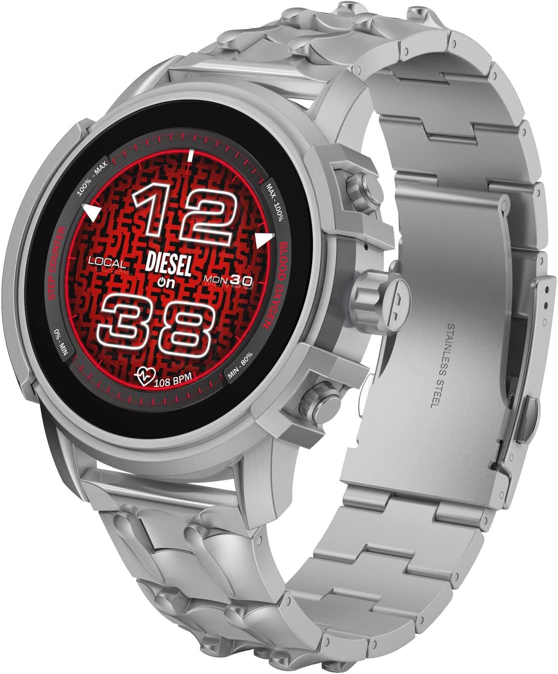 Diesel Griffed Gen 6 Smartwatch with Alexa Built-In, Heart Rate, Blood Oxygen, GPS, Activity Tracking, Speaker, Smartphone Notifications Diesel Griffed Gen 6 Smartwatch with Alexa Built-In, Heart Rate, Blood Oxygen, GPS, Activity Tracking, Speaker, Smartphone Notifications