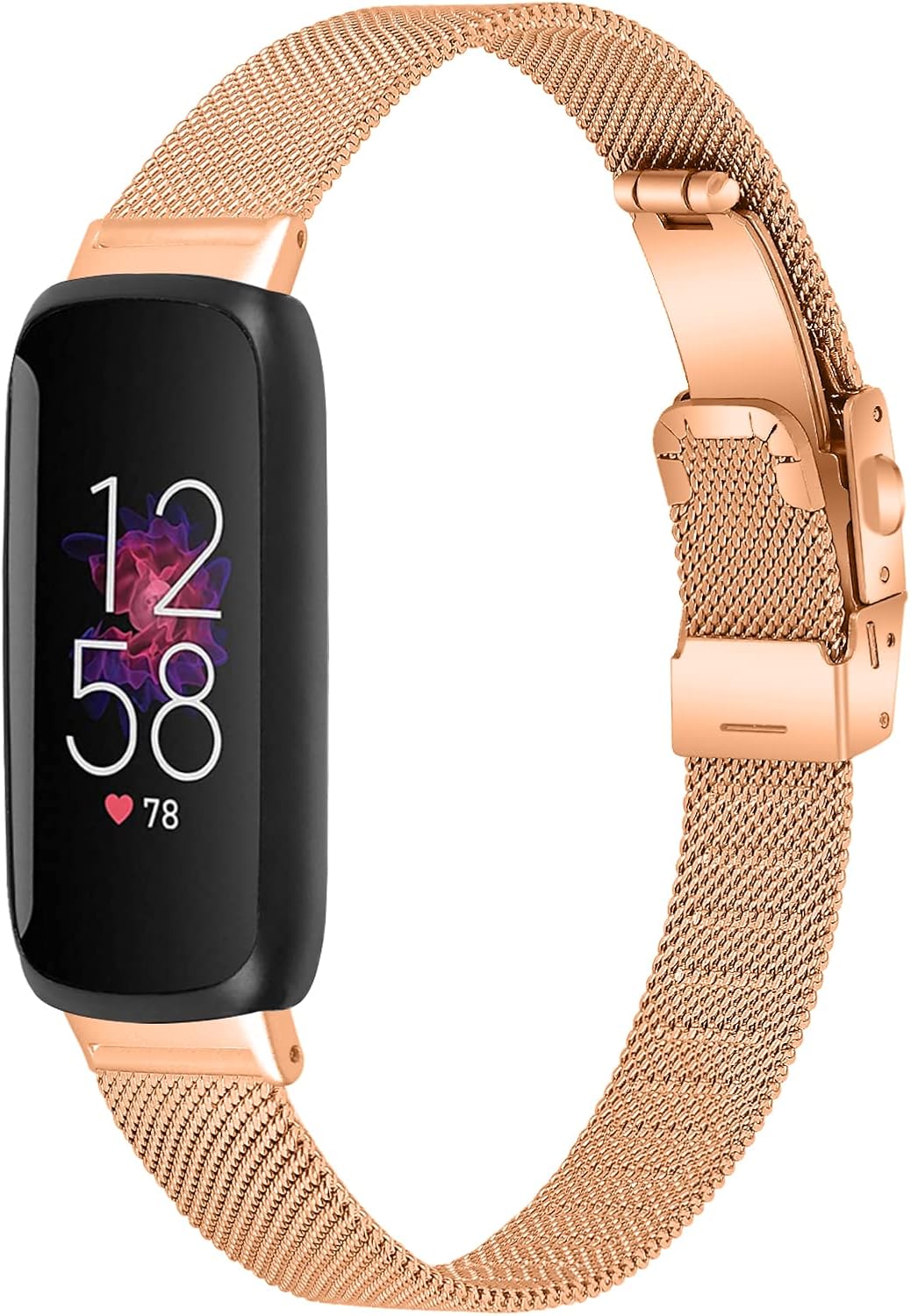 FitTurn Compatible with Fitbit inspire 3 metal band, Replacement Stainless Steel Mesh Watch Band Quick Release Metal Smart Strap for Fitbit inspire 3 Health & Fitness Tracker Watch FitTurn Compatible with Fitbit inspire 3 metal band, Replacement Stainless Steel Mesh Watch Band Quick Release Metal Smart Strap for Fitbit inspire 3 Health & Fitness Tracker Watch