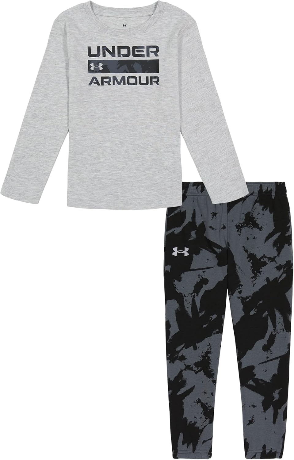 Under Armour boys Short Sleeve Tee and Short Set, Lightweight and Breathable Under Armour boys Short Sleeve Tee and Short Set, Lightweight and Breathable