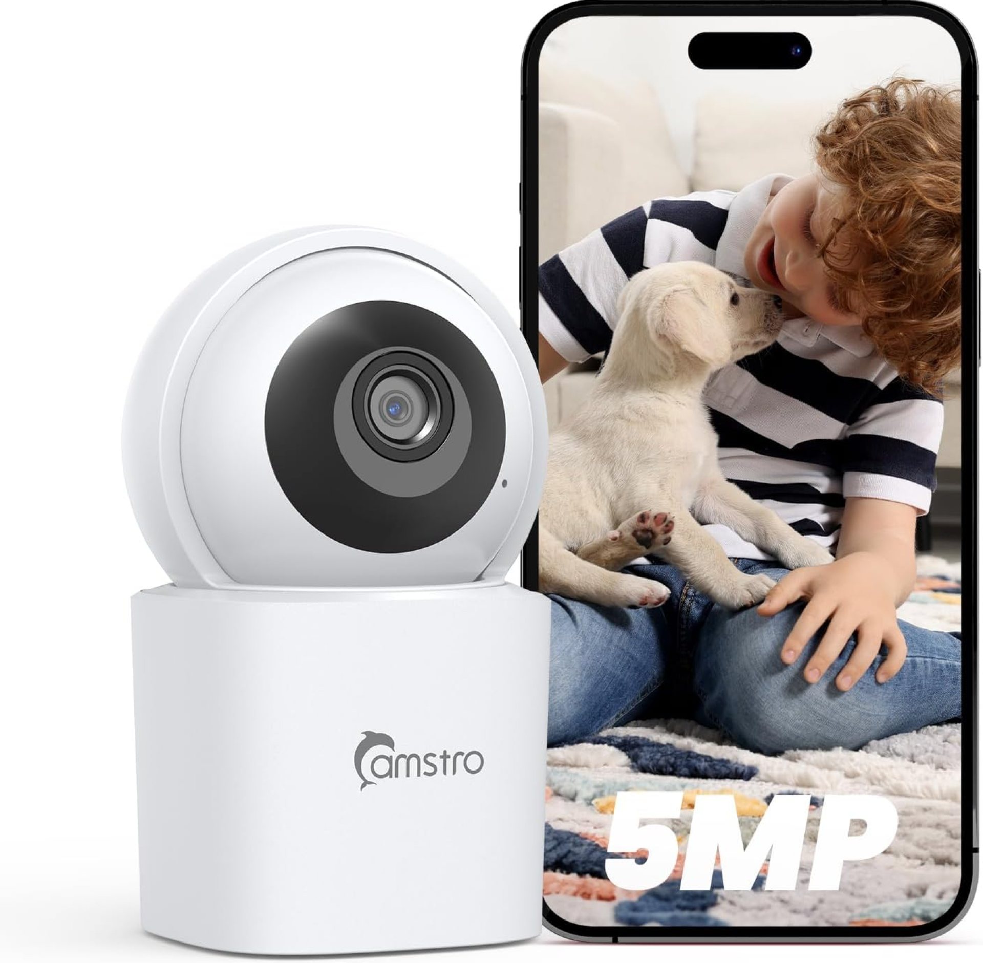3K Security Camera Indoor,360° WiFi Camera for Home Security,Pan/Tilt,2.4/5 GHz Pet/dog/baby Camera with phone app,Night Vision, 2-Way Audio, 24/7,SD/Cloud Storage,Works with Alexa&Google Home 3K Security Camera Indoor,360° WiFi Camera for Home Security,Pan/Tilt,2.4/5 GHz Pet/dog/baby Camera with phone app,Night Vision, 2-Way Audio, 24/7,SD/Cloud Storage,Works with Alexa&Google Home