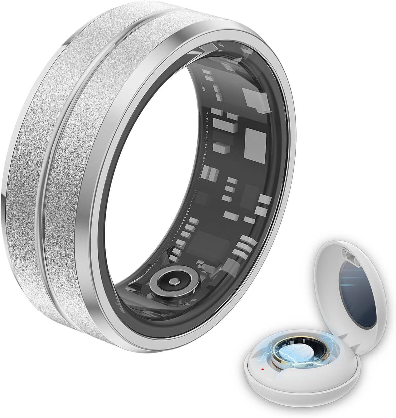 Smart Ring Health Tracker – Fitness Sleep Heart Rate Blood Oxygen Tracker Smart Ring for Men and Women,IP68 Waterproof Level Bluetooth Fitness Tracker Rings – Free APP Smart Ring Health Tracker – Fitness Sleep Heart Rate Blood Oxygen Tracker Smart Ring for Men and Women,IP68 Waterproof Level Bluetooth Fitness Tracker Rings – Free APP