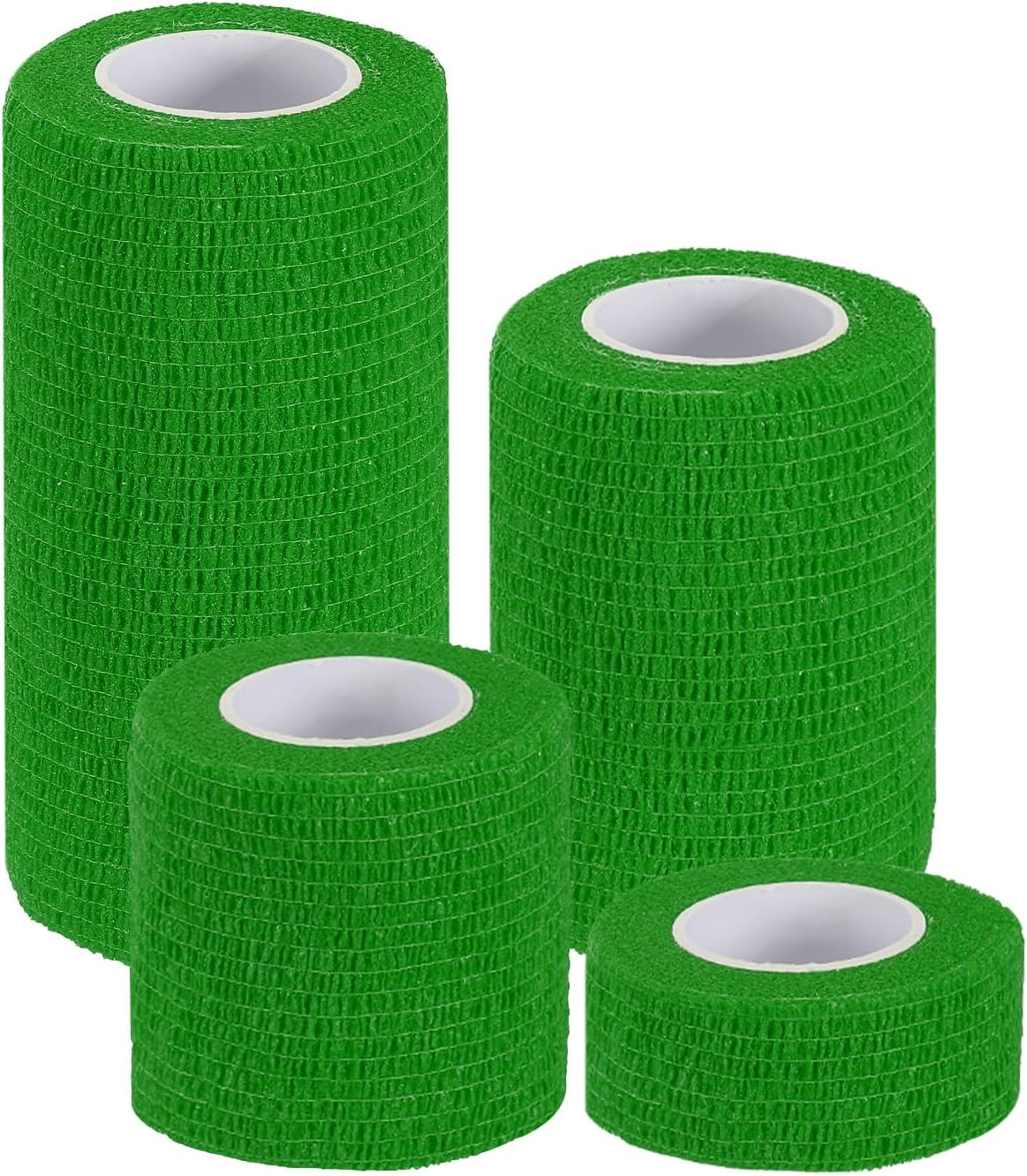 PATIKIL 1″/2″/3″/4″ Self Adhesive Bandage Wrap, 4 Pcs 5 Yard Elastic Self Breathable Self Adherent Wrap Tape for Stretch Athletic Sports Wrist Ankle Outdoor Tape, Emerald Green PATIKIL 1″/2″/3″/4″ Self Adhesive Bandage Wrap, 4 Pcs 5 Yard Elastic Self Breathable Self Adherent Wrap Tape for Stretch Athletic Sports Wrist Ankle Outdoor Tape, Emerald Green