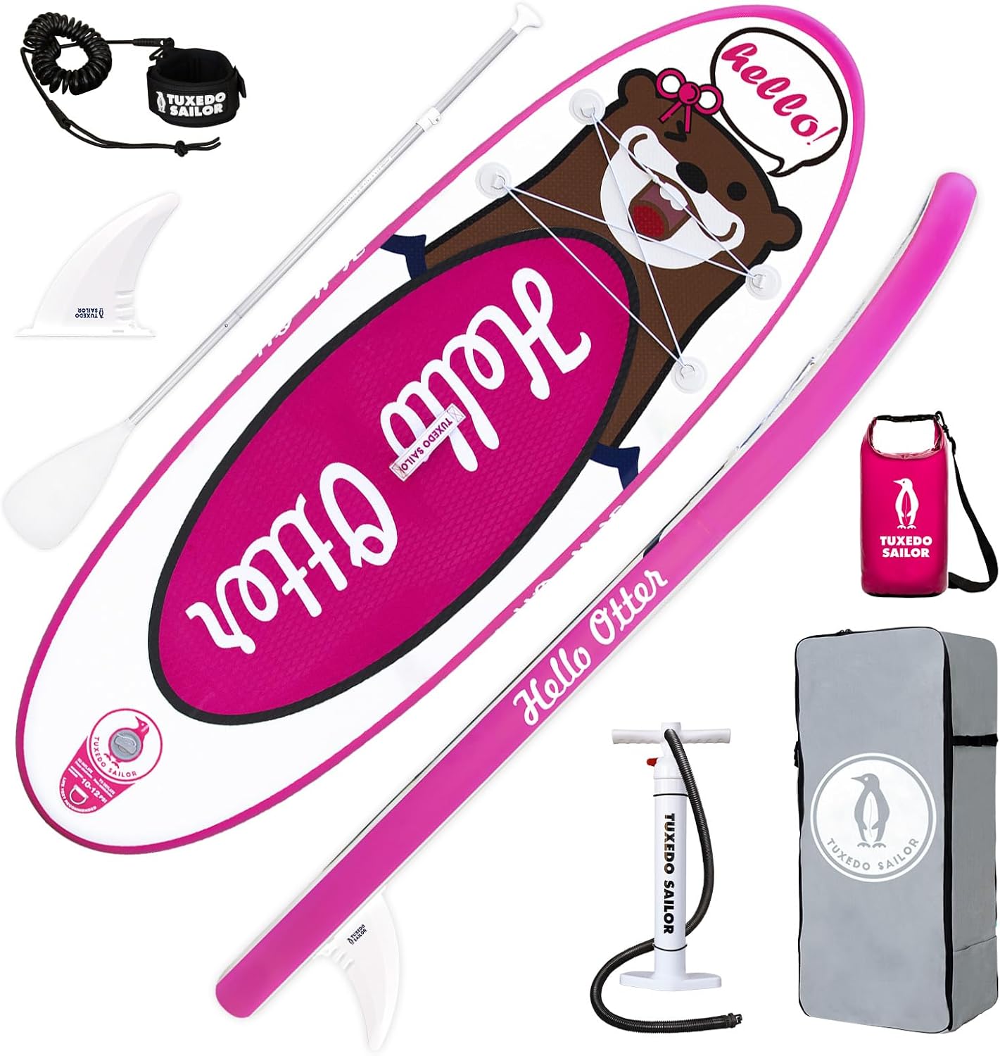 Tuxedo Sailor Inflatable Stand Up Paddle Board with Paddle Board Accessories for Kids and Adult Tuxedo Sailor Inflatable Stand Up Paddle Board with Paddle Board Accessories for Kids and Adult