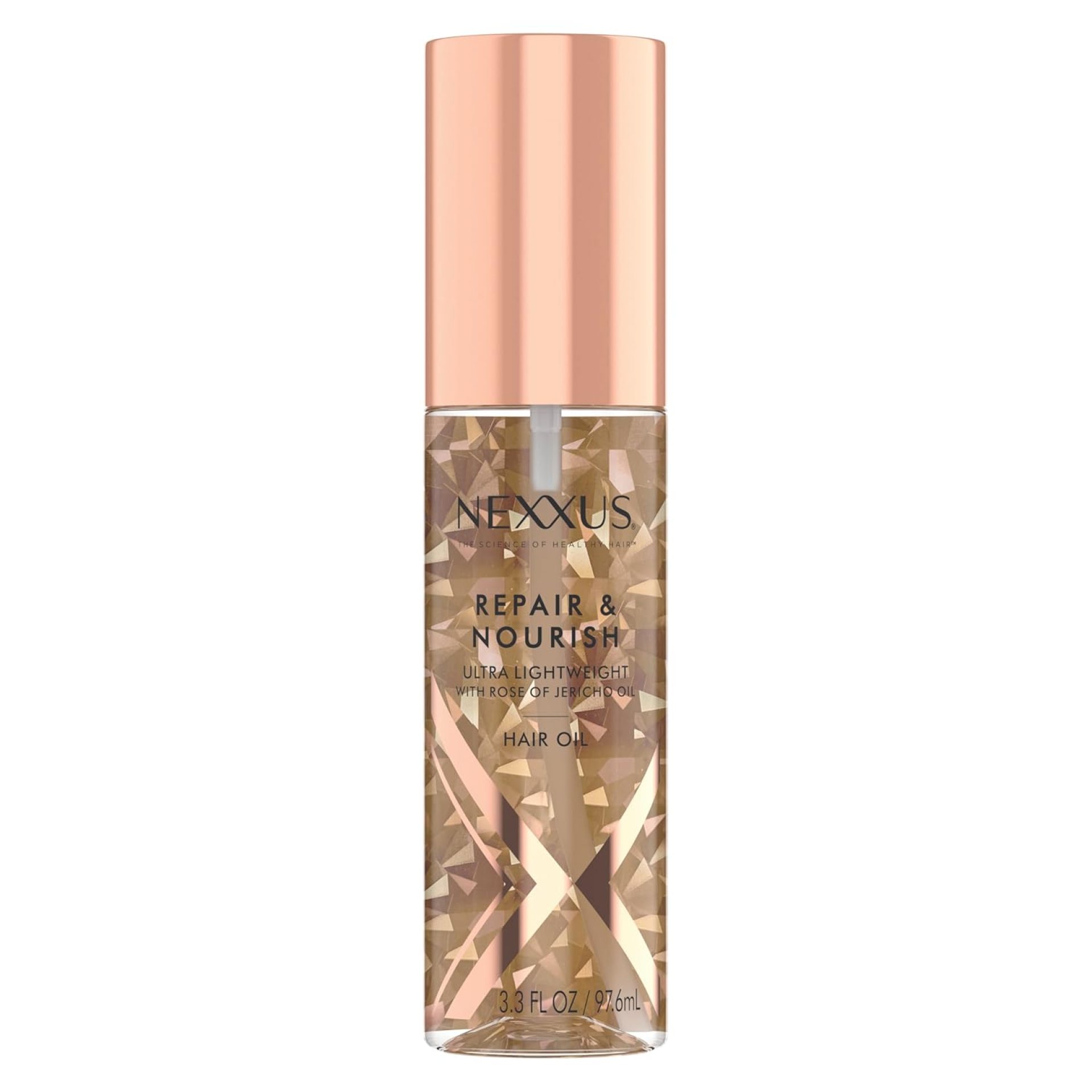 Nexxus Ultra Lightweight Hair Oil Repair & Nourish for Intense Nourishment with StyleProtect Technology & Rose of Jericho Oil 3.3 oz Nexxus Ultra Lightweight Hair Oil Repair & Nourish for Intense Nourishment with StyleProtect Technology & Rose of Jericho Oil 3.3 oz