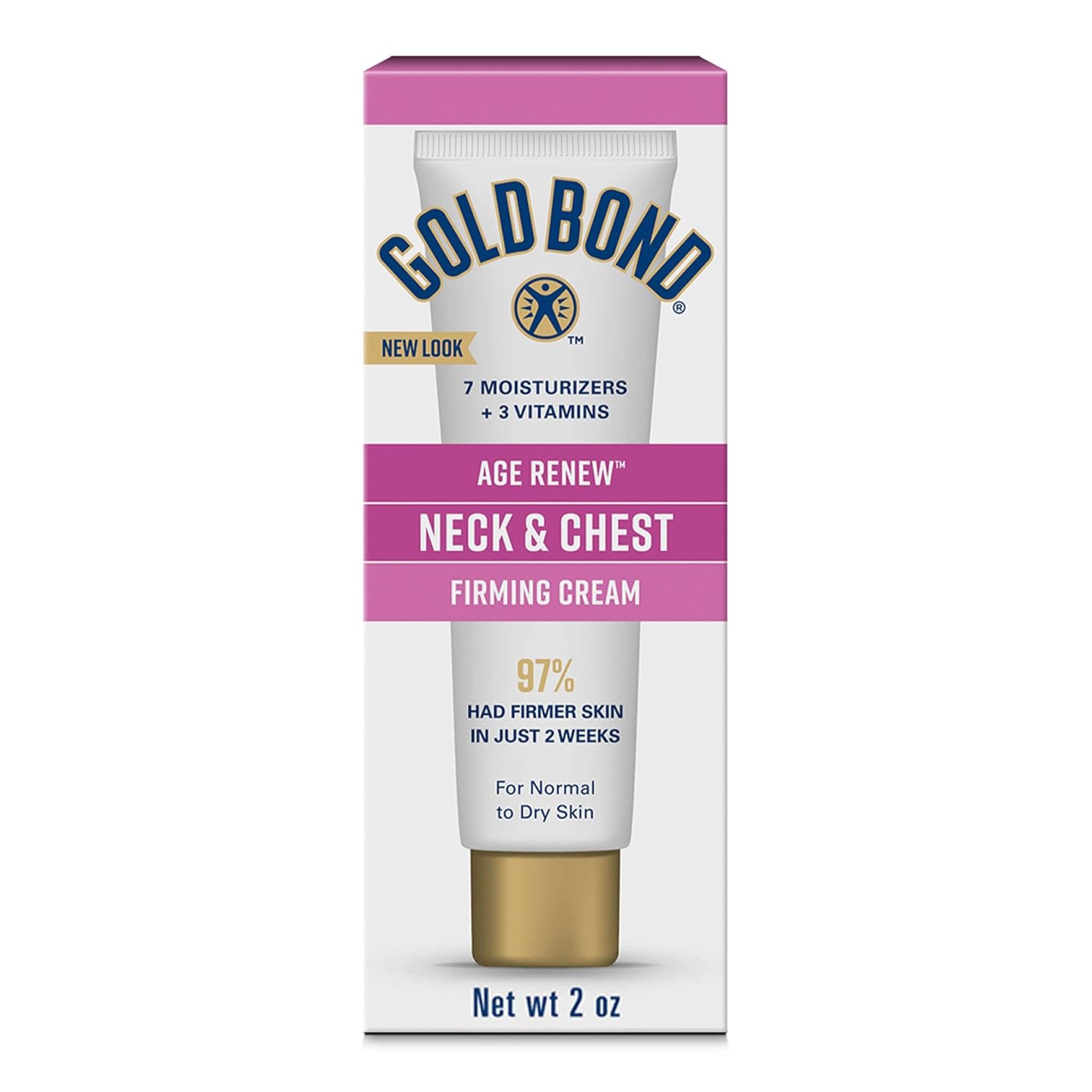 Gold Bond Age Renew Neck & Chest Firming Age Renew Cream, 2 oz., Clinically Tested Skin Firming Cream Gold Bond Age Renew Neck & Chest Firming Age Renew Cream, 2 oz., Clinically Tested Skin Firming Cream